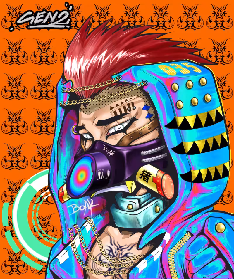 #035 Boar Punk
