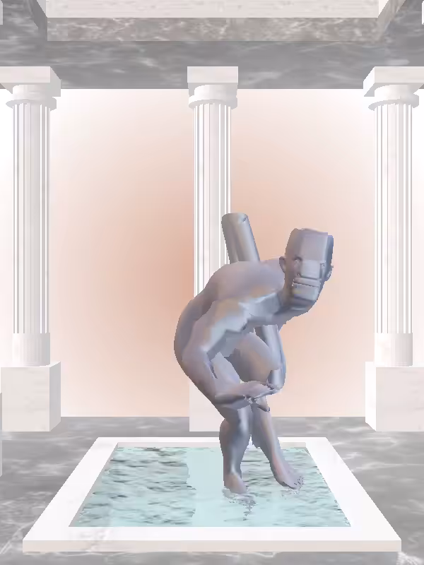 HeavenComputer: The Sneaky Stealth Dark Blue Man #7191