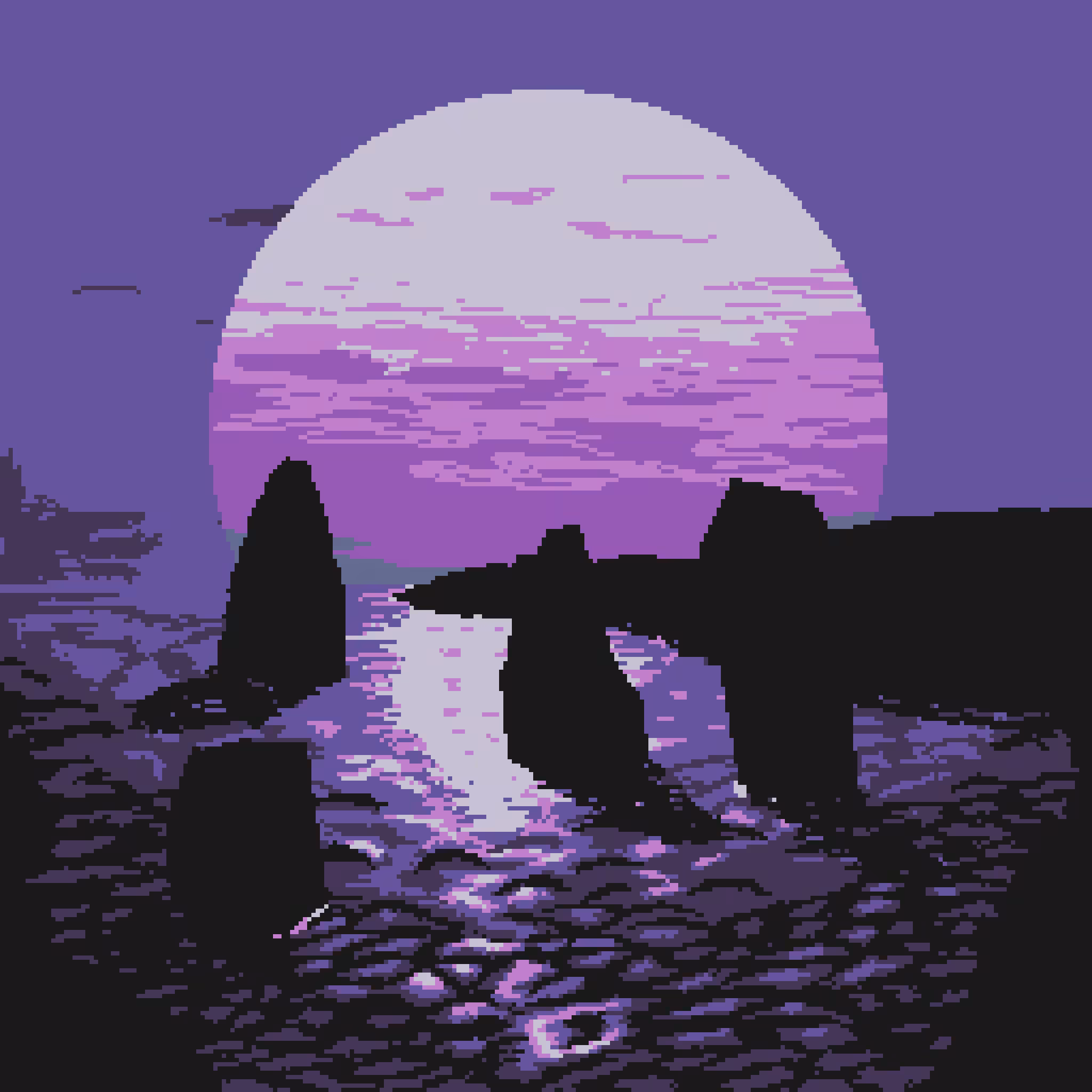 Pixel Sunset #97