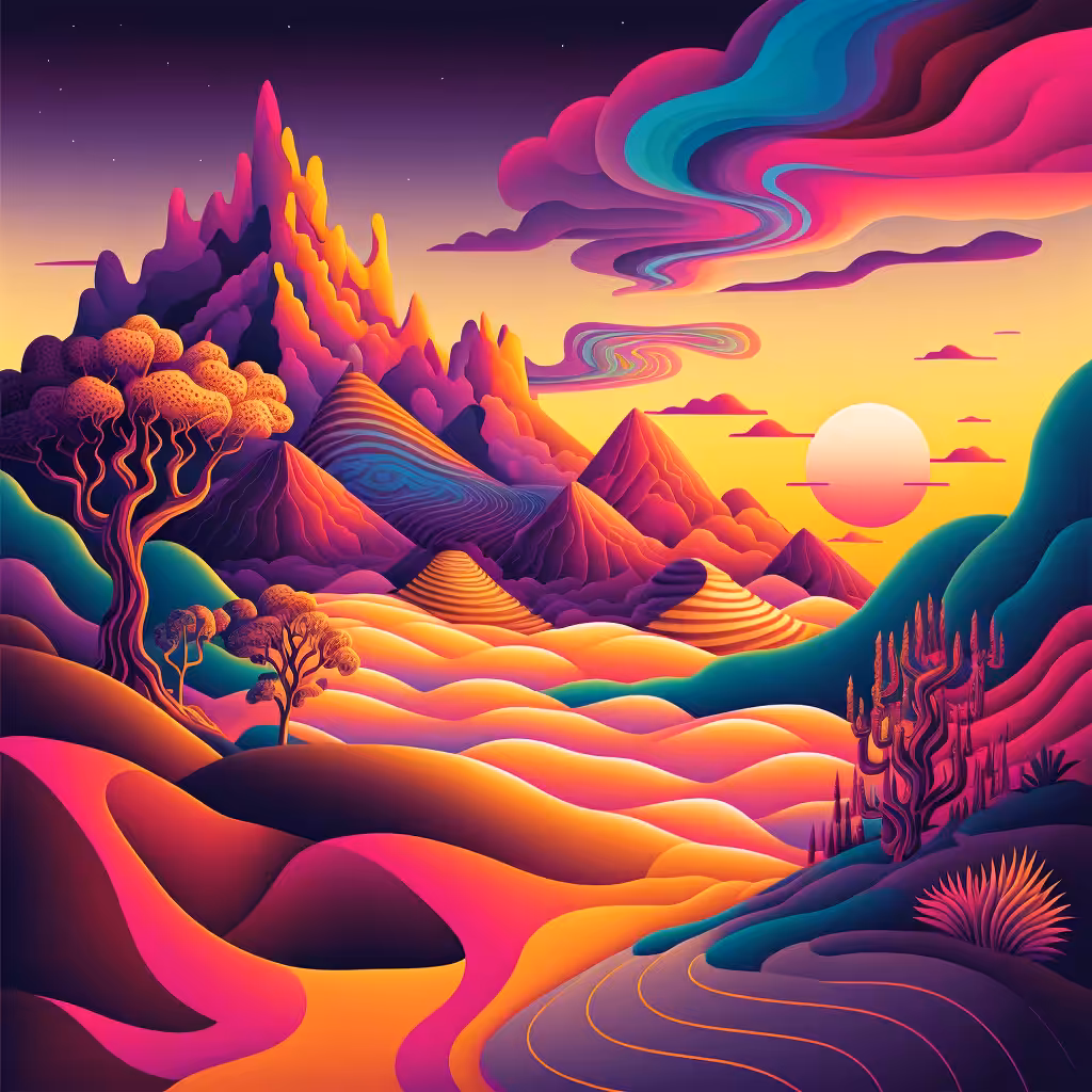 Psychedelic Landscape #69