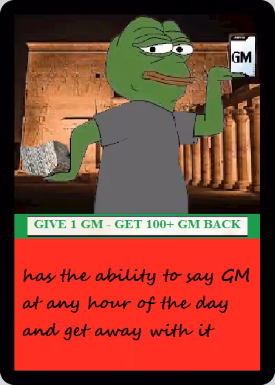 CTPEPES - PEPEGMTRADER 1/1 - Series 1 , Card 1