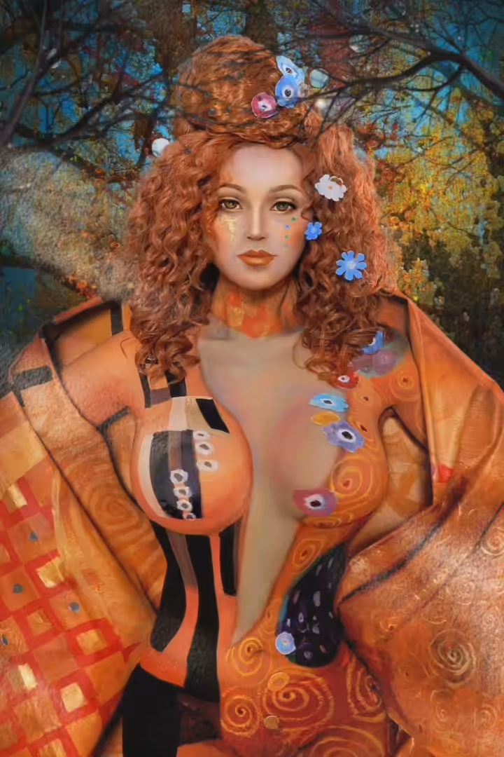 Klimt's Flower