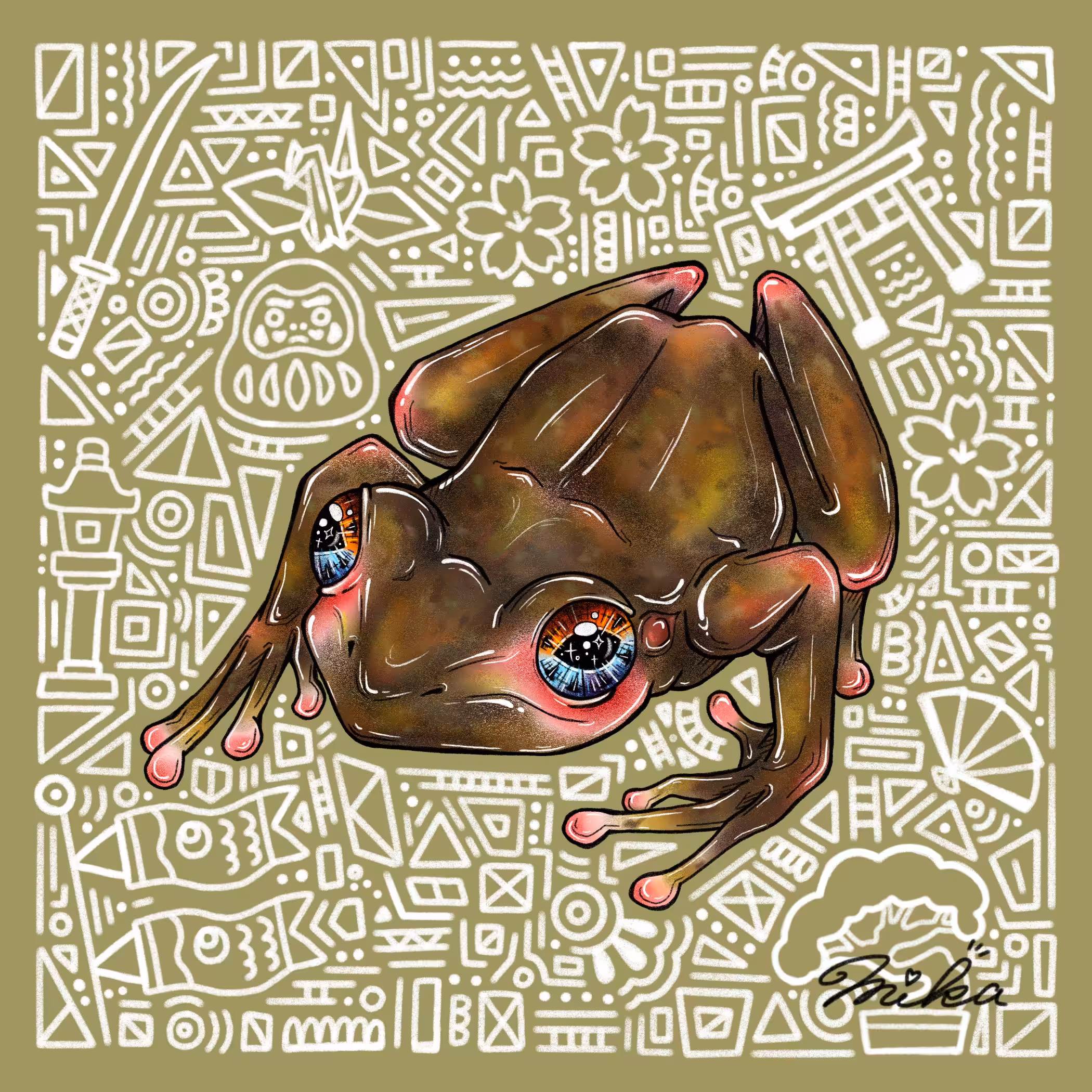 カジカガエル