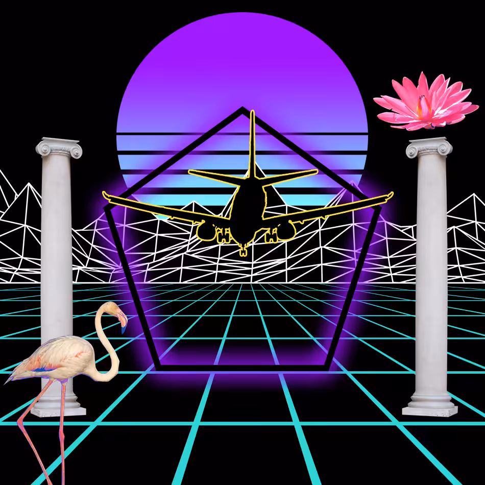 S Y N T H W A V E Nightlife Generator #103