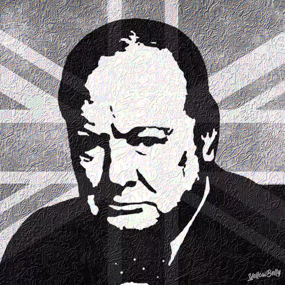 Winston Churchill... by YELLOWBELLY