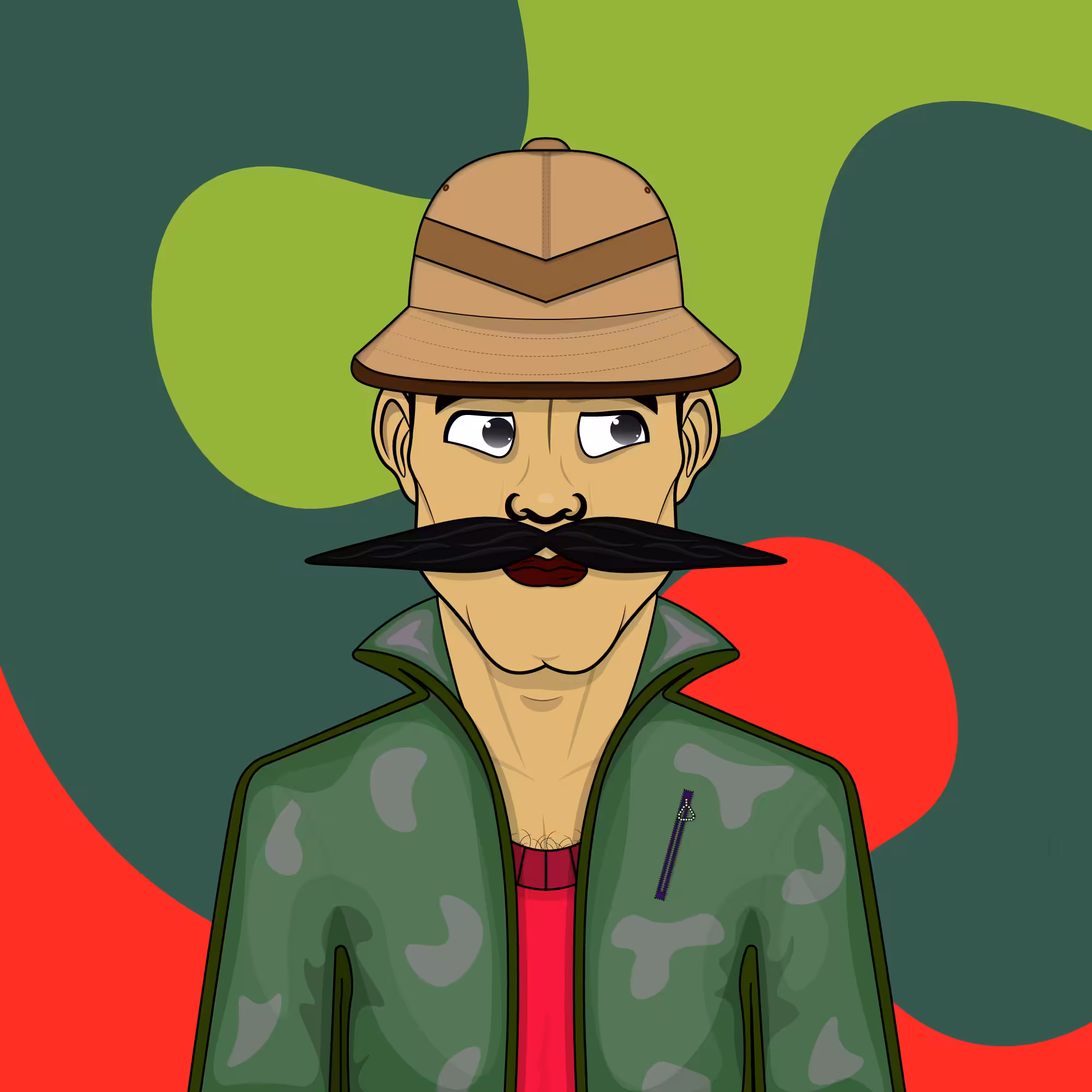 Mustachioed #76