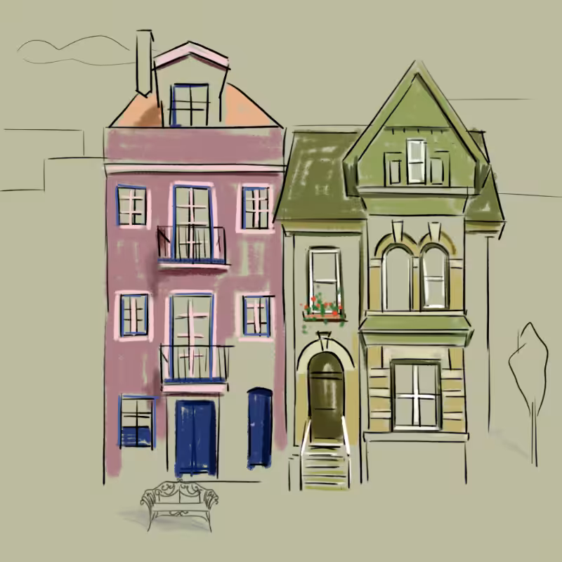Architectural sketches #96