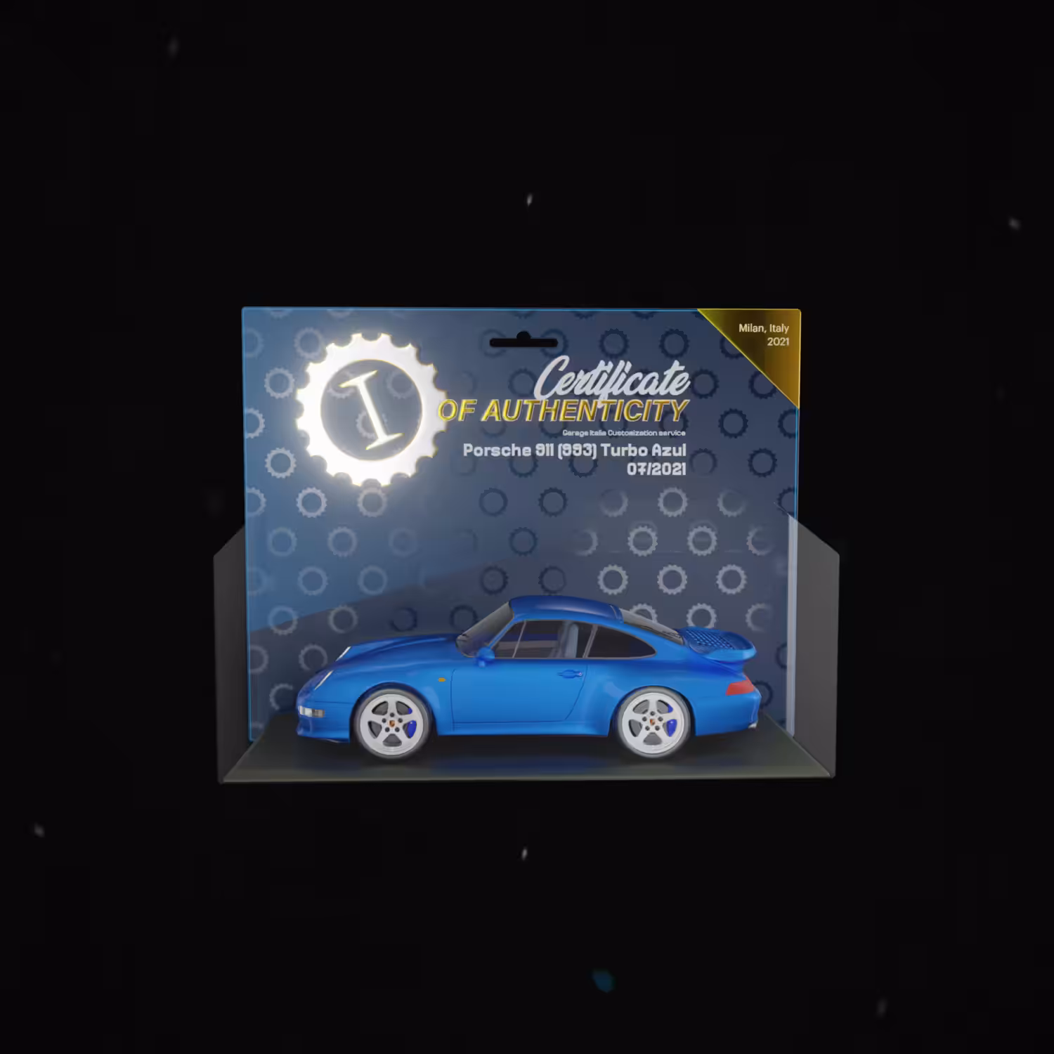 PORSCHE 911 (993) Turbo Azul