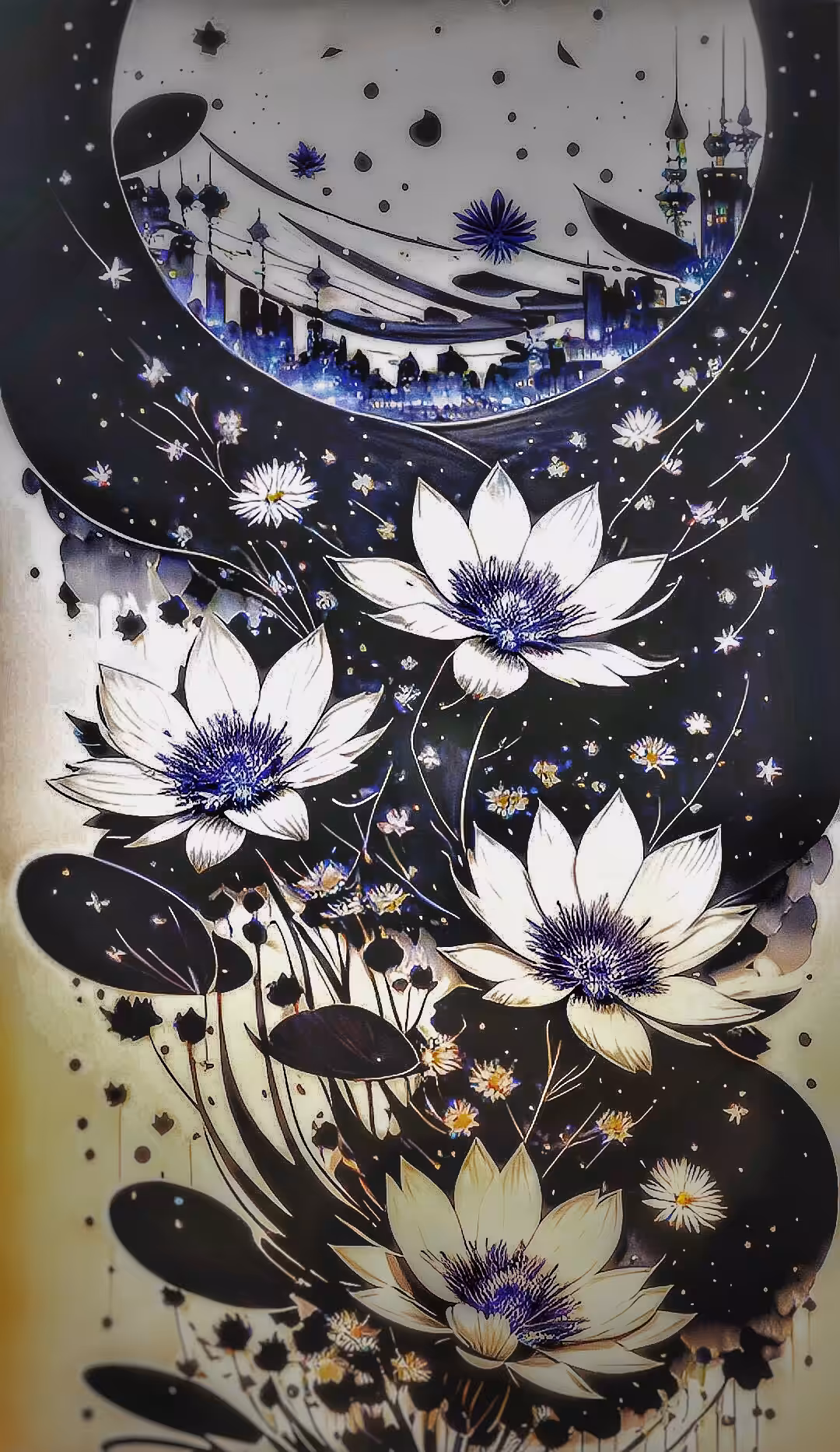 Flowers grow to the Moon