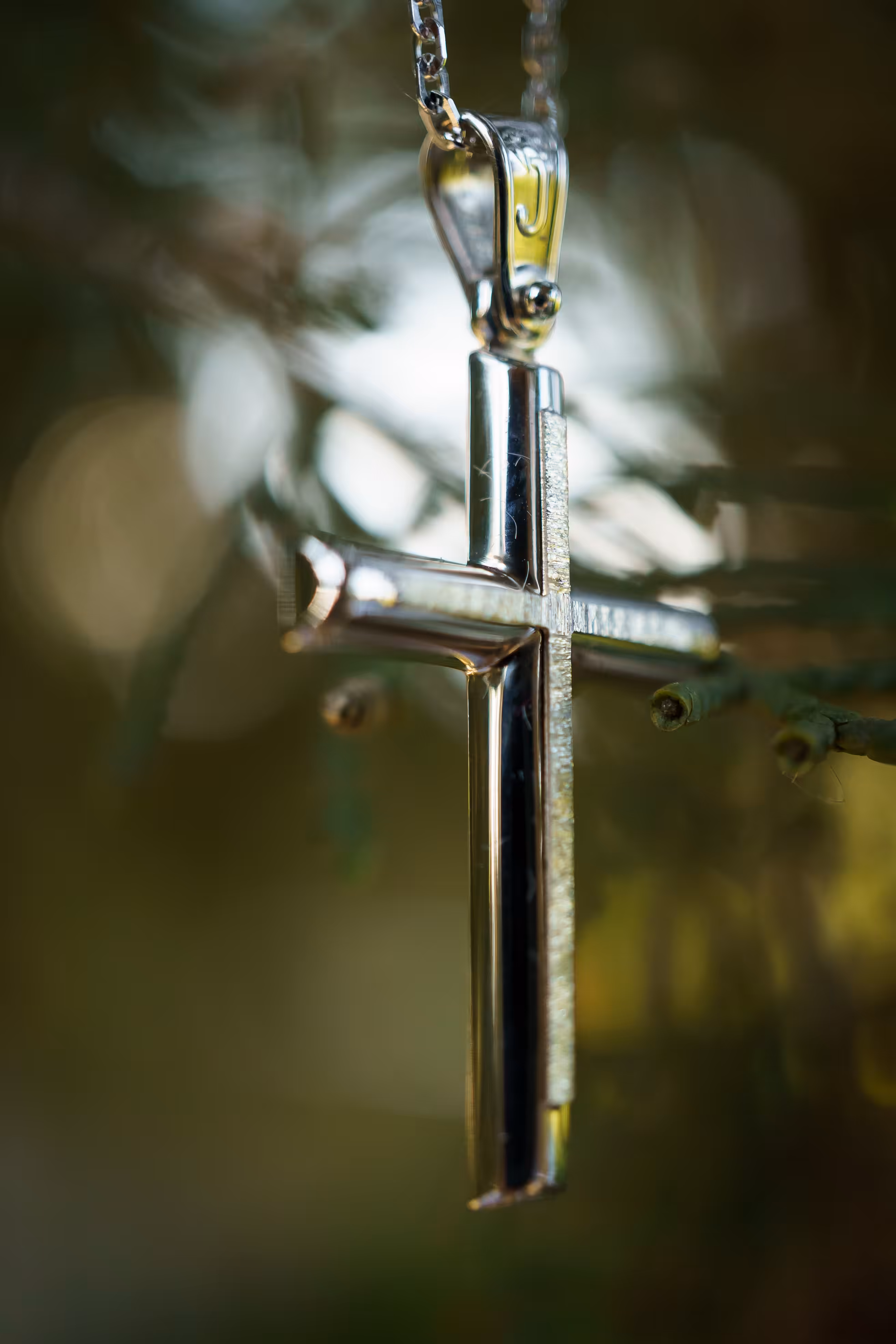 Radiant Gold Cross