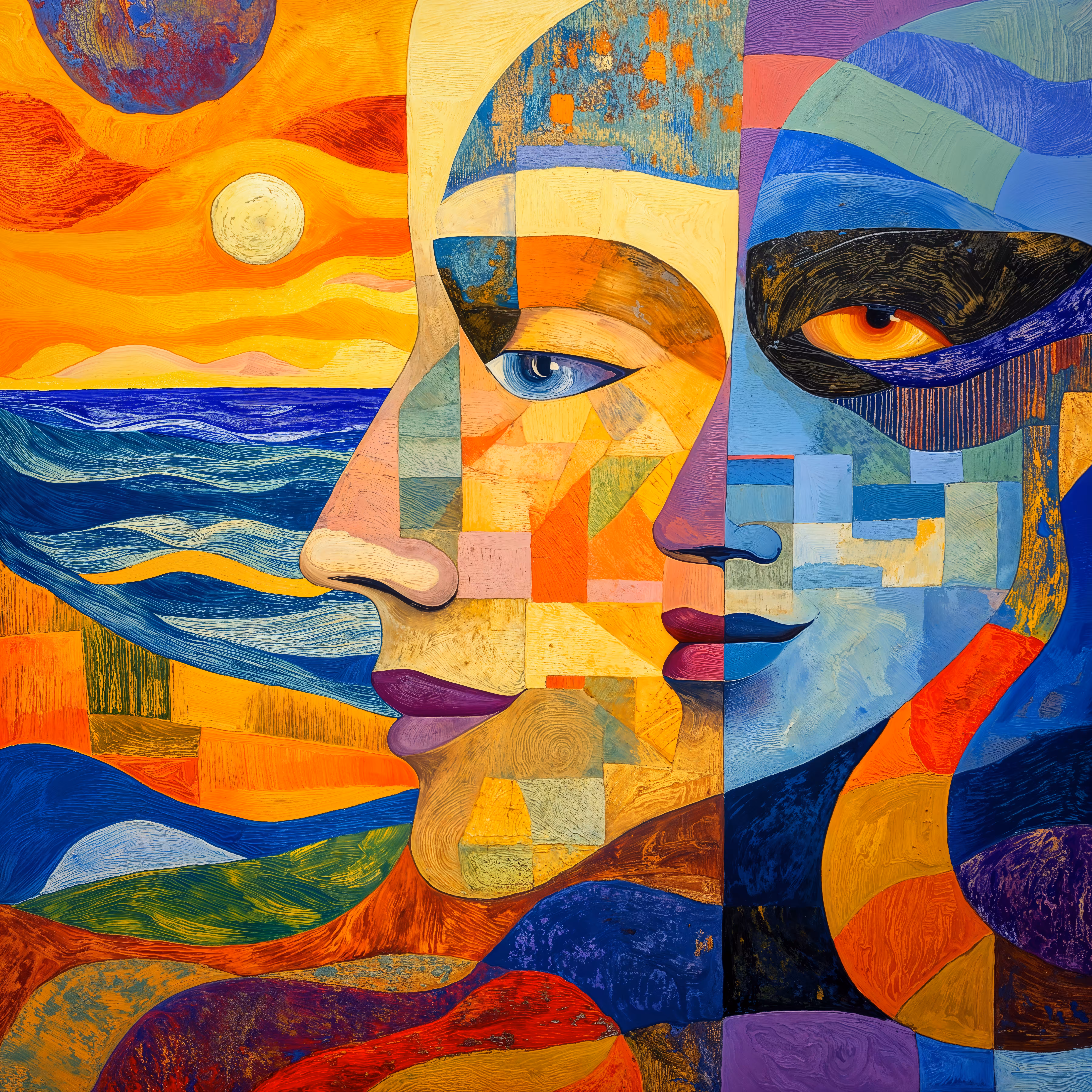 Abstract Cubist-Surrealist #8