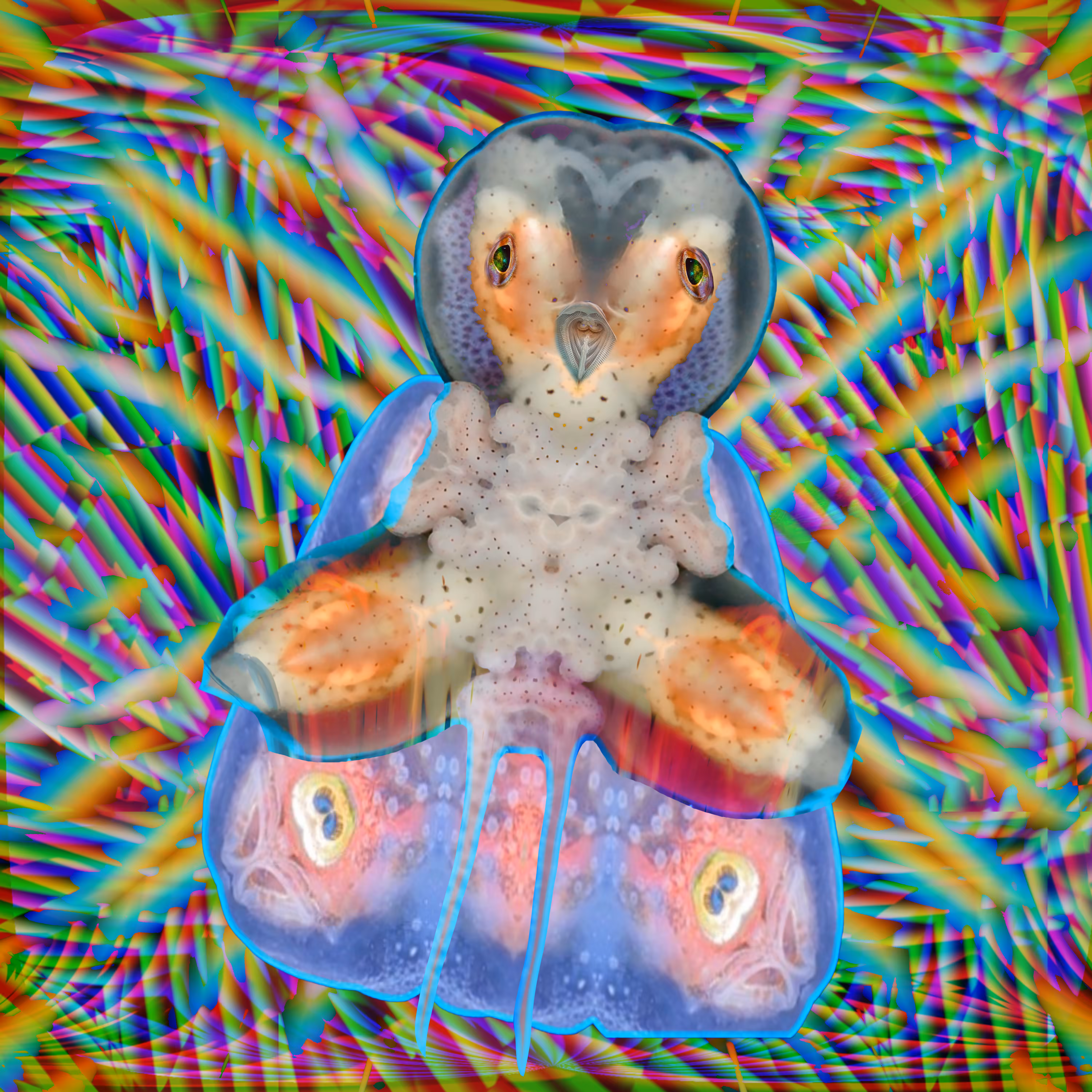 The electro-luminescent moth