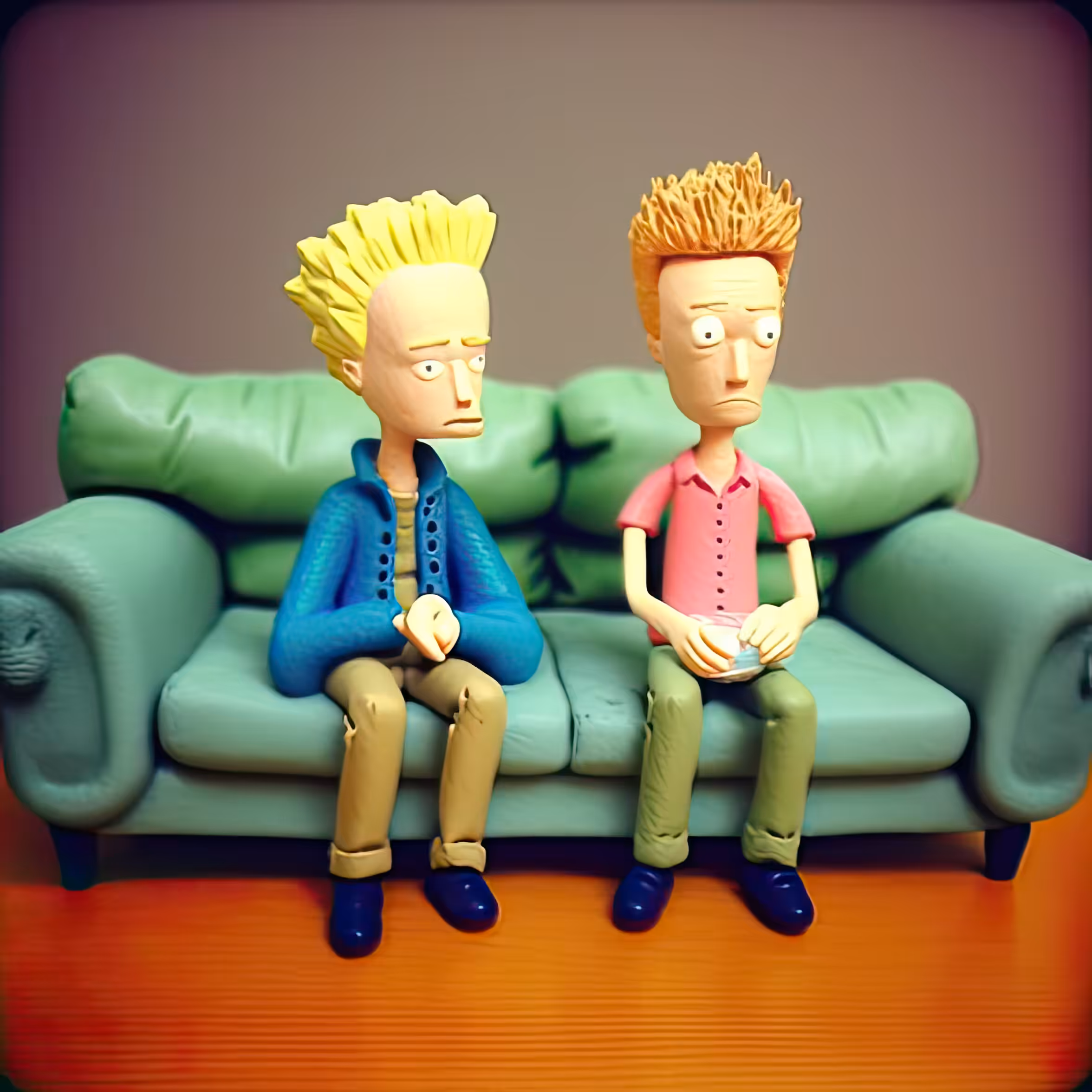 Two Dudes On A Couch