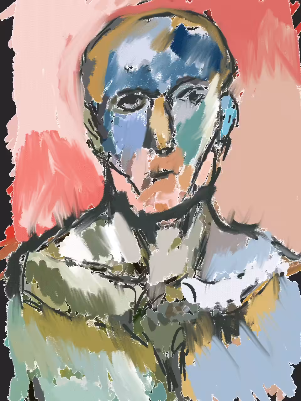 dead man's portrait