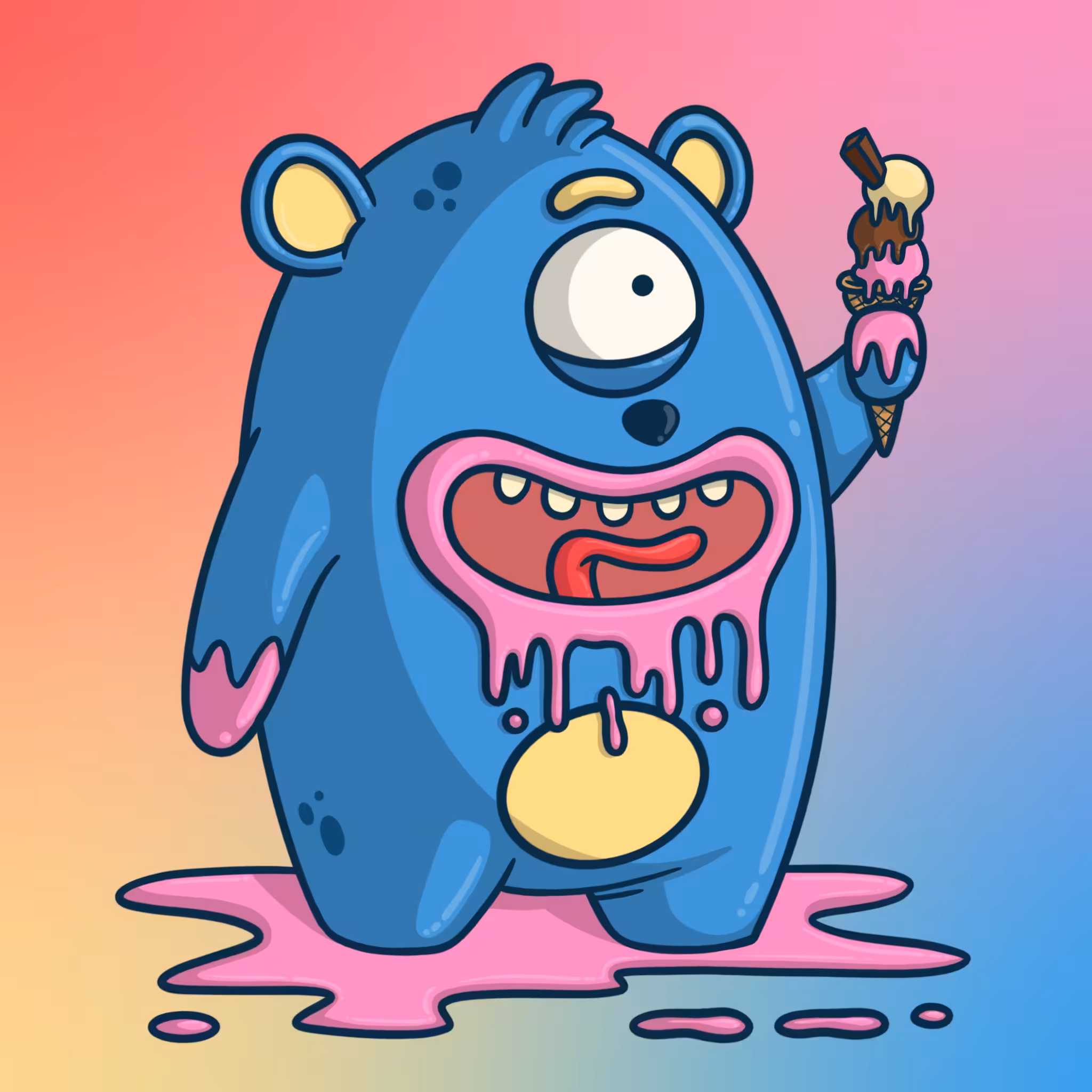 #003 - Bubblegum Bear