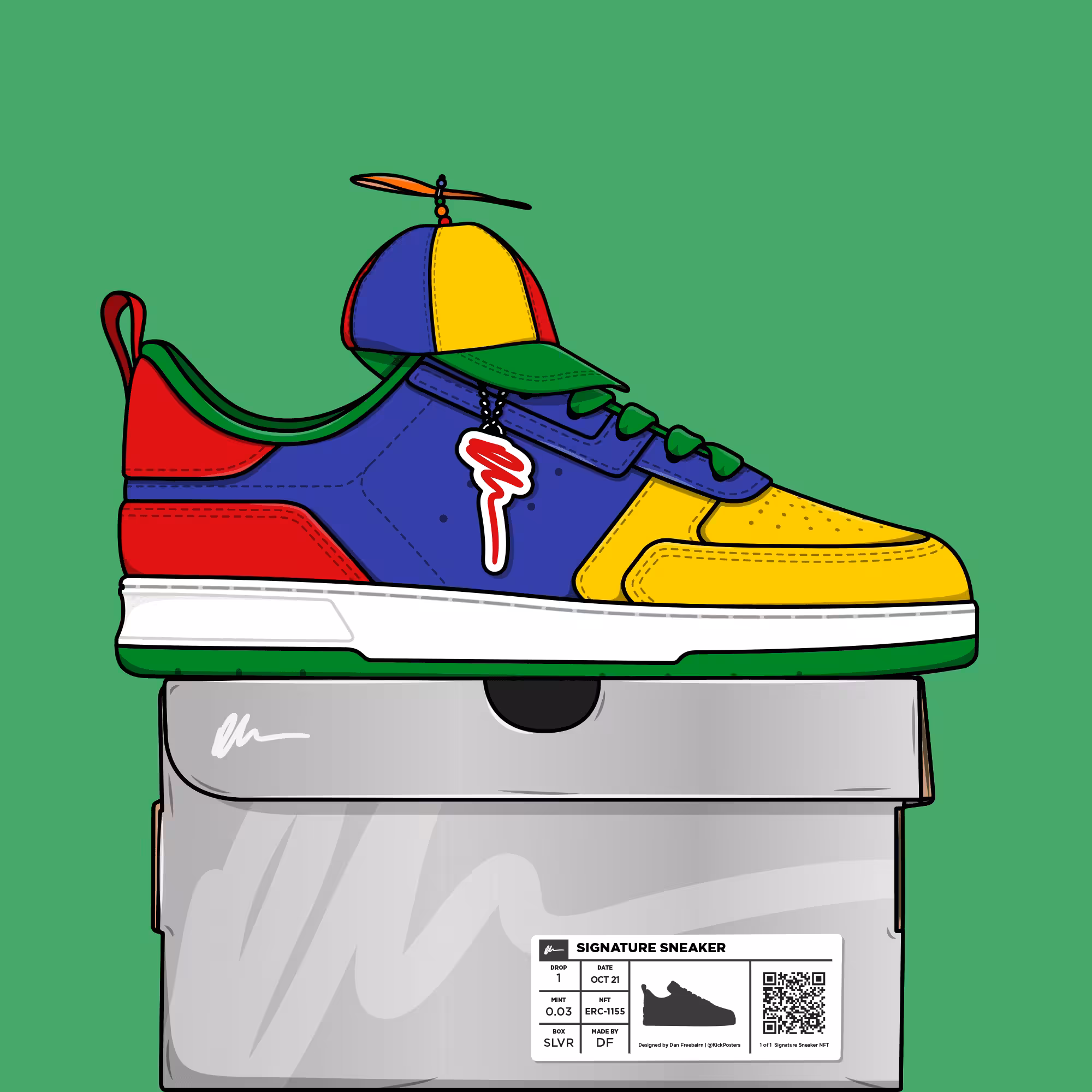 Signature Sneaker 'Spinner Hat' - #044