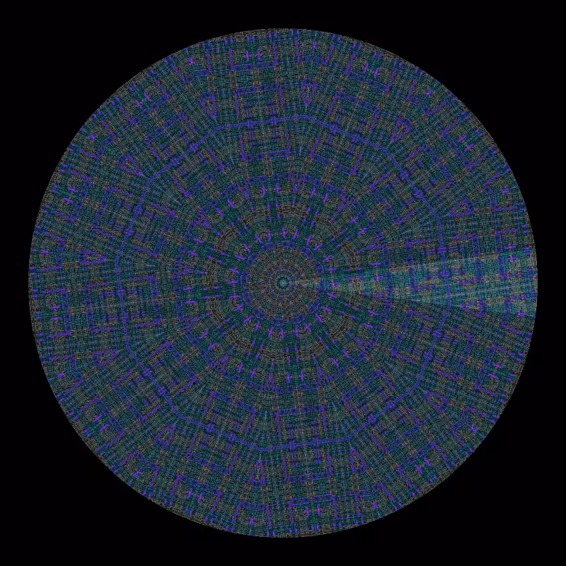 Binary kaleidoscope #19