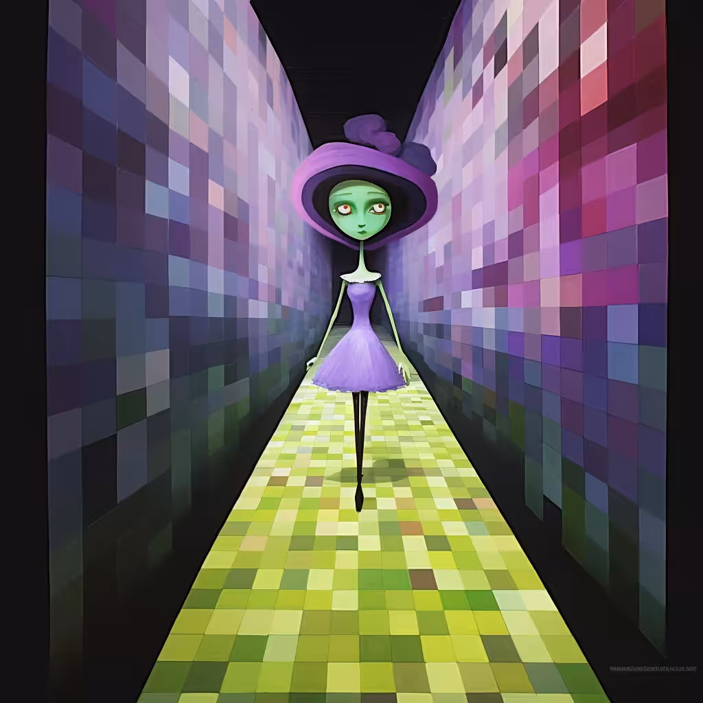 Cartoon catwalk 