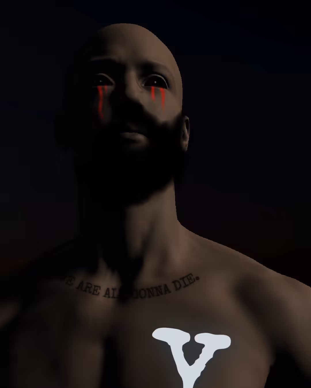 CRYING BLOOD.