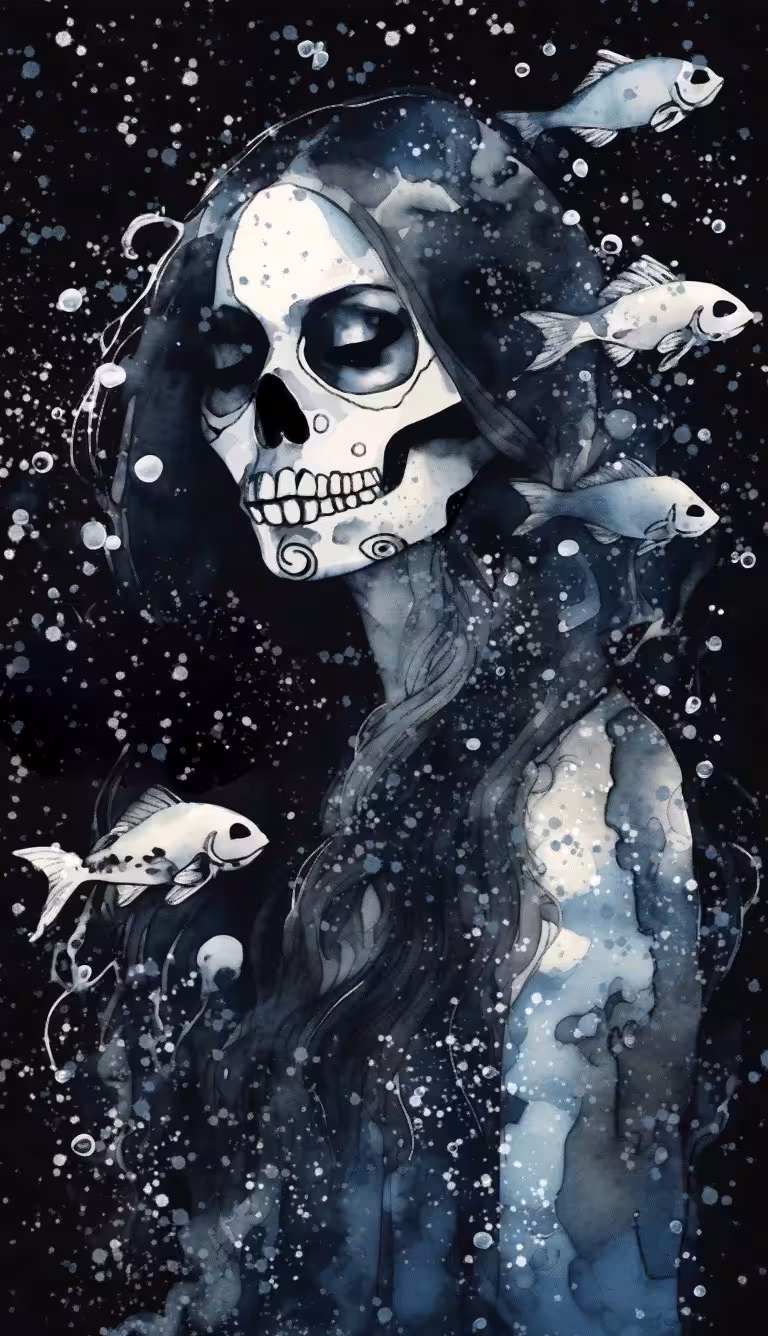 skull girl #5