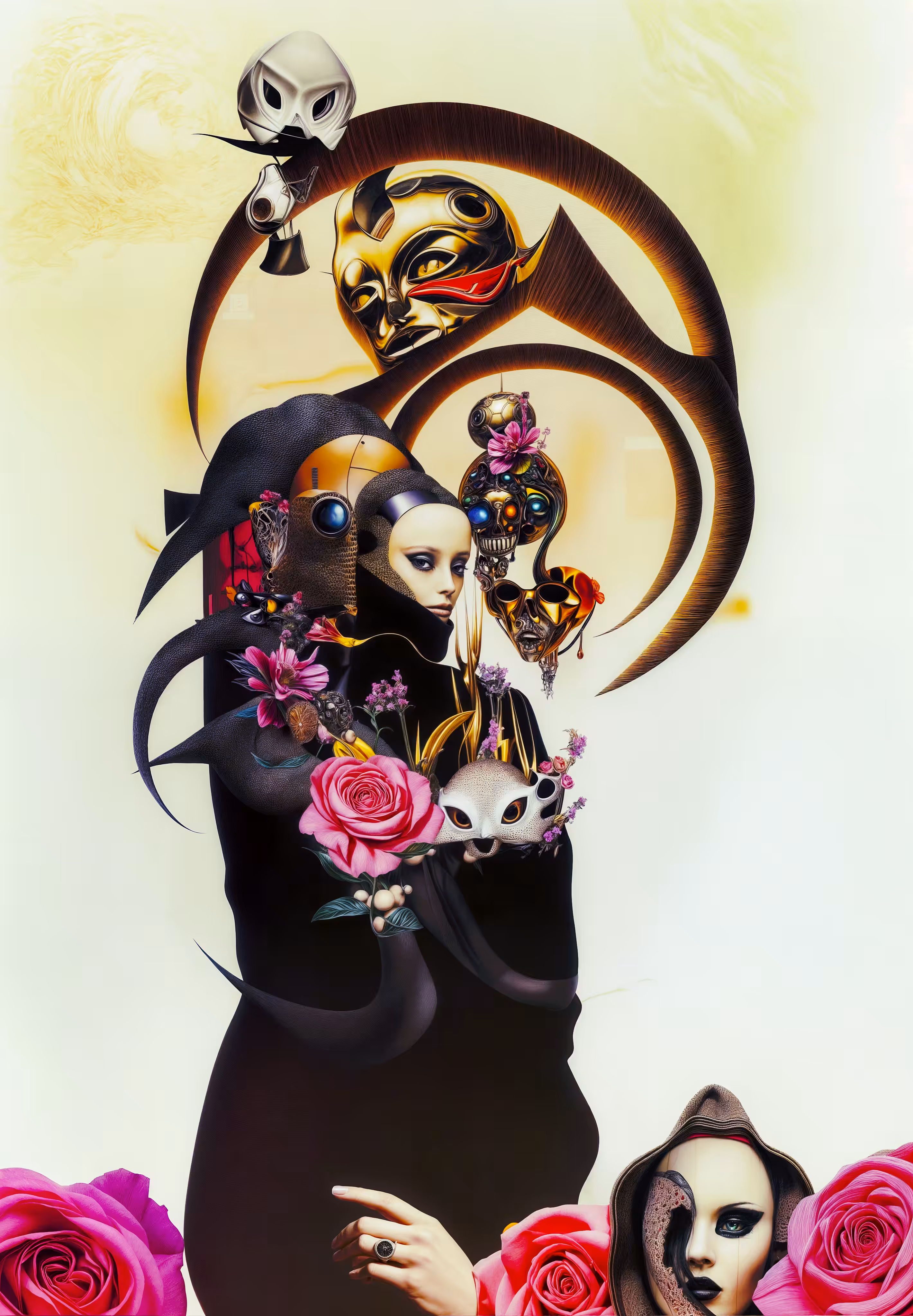 The Trickster of Roses and Masks