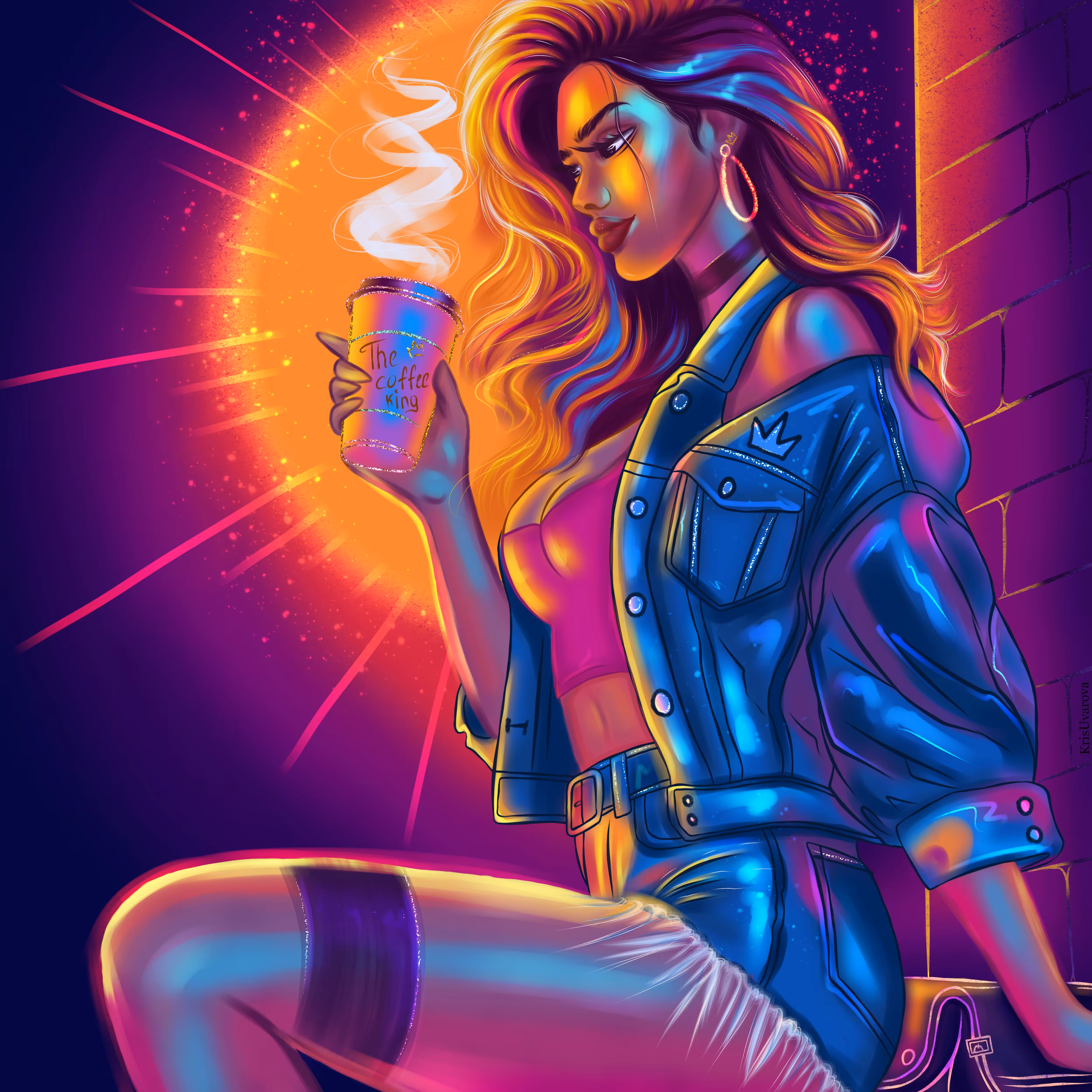 ☕️💫💜 Queen of the moon and coffee ☕️💫💜