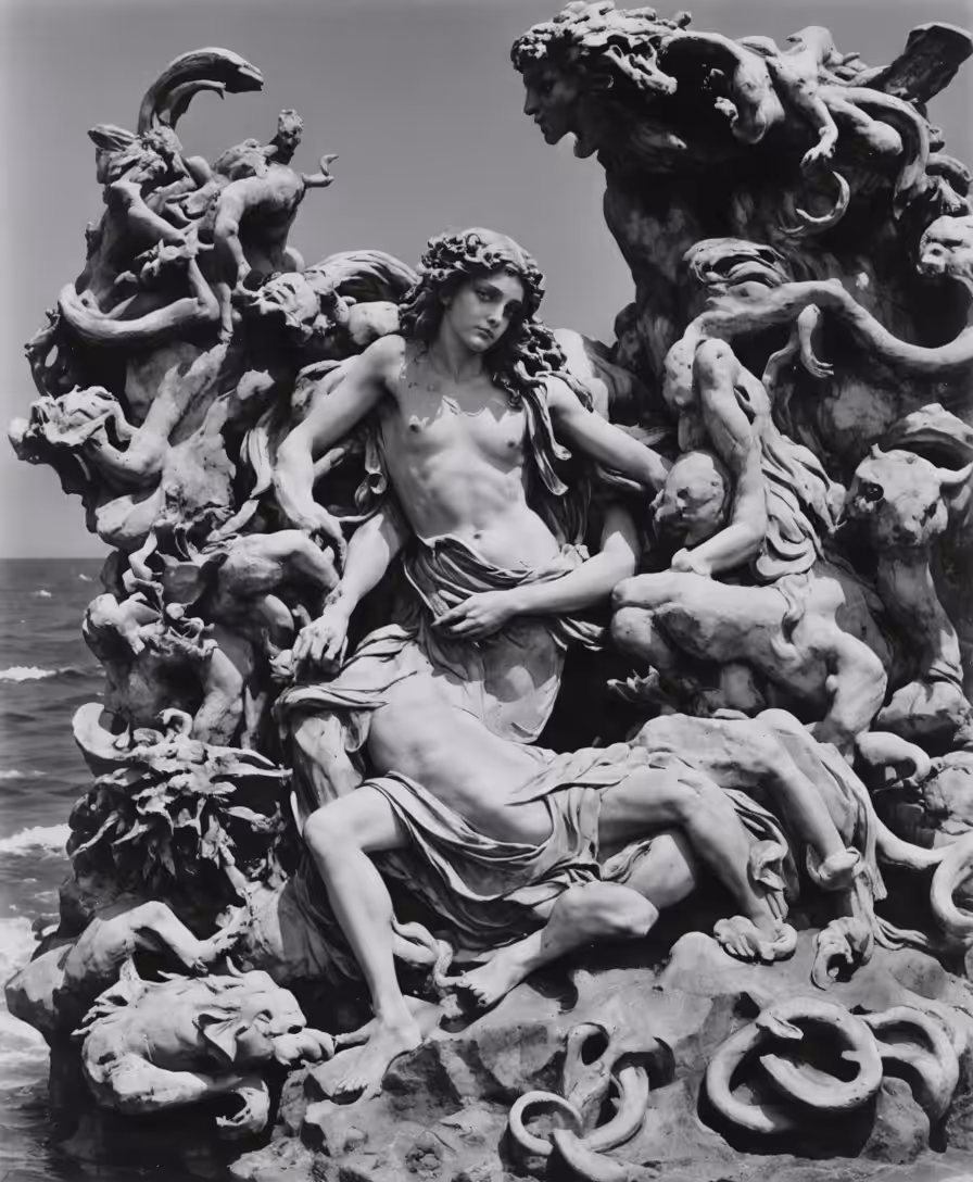 Scylla: Image Generated by di Giovanni's English Translation