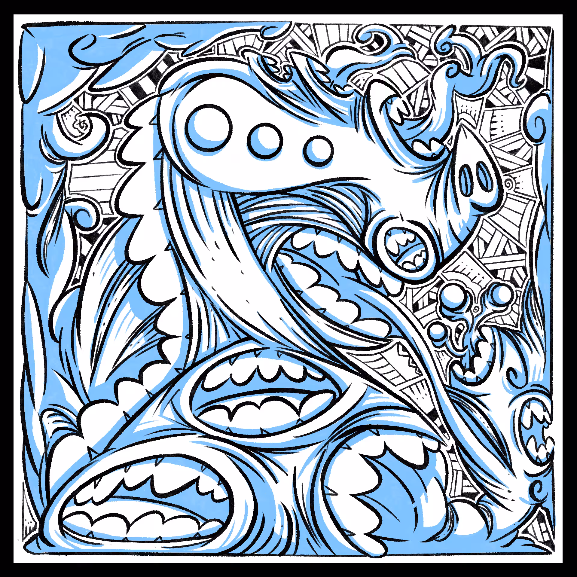 Creature 041 Lineart