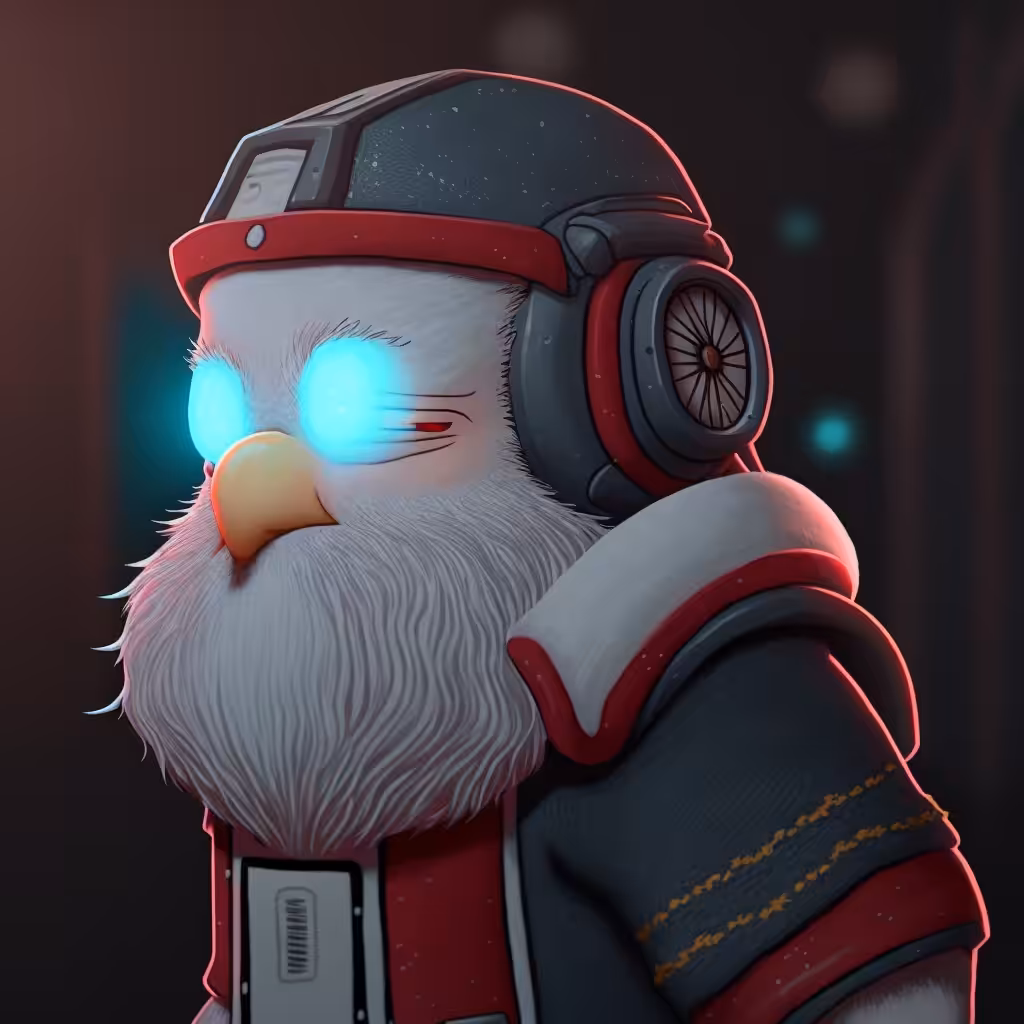 Penguin Santa