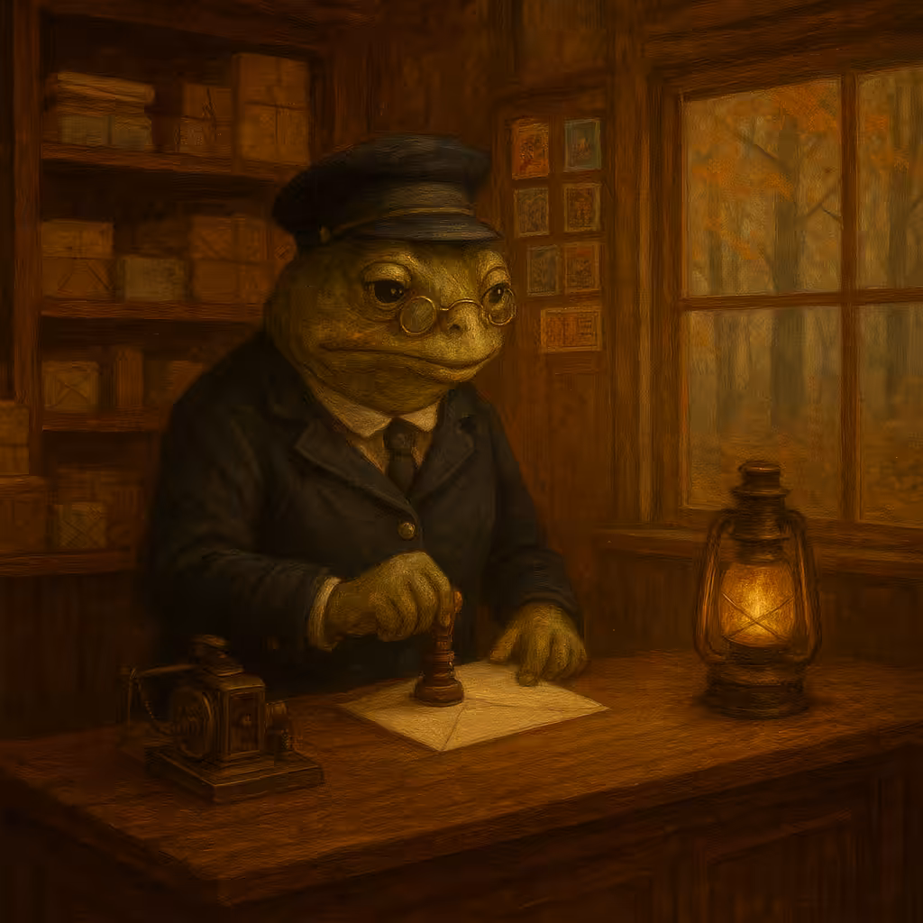 Hyrcanian Forest Mrs Toad Post Office Autumn