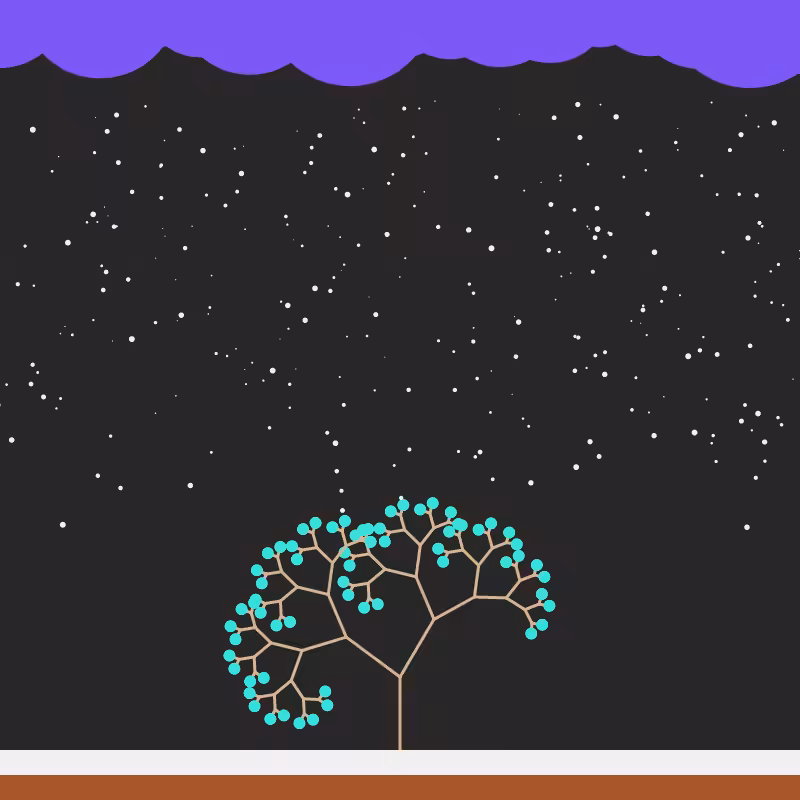 Winter in the fractal #7