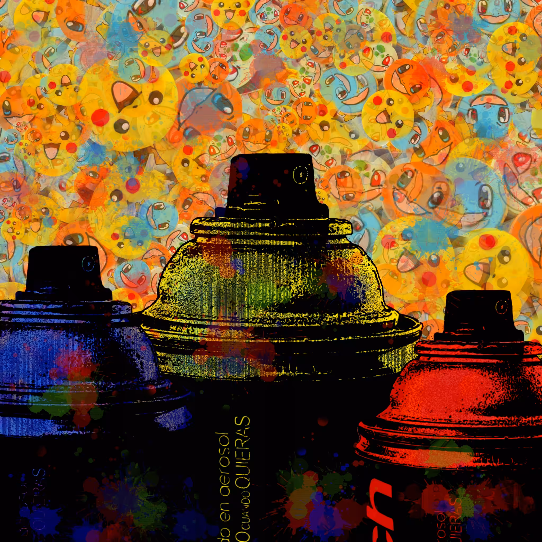 Spray paint and cookies