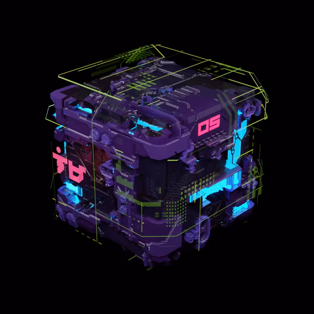 Neon Cube #05