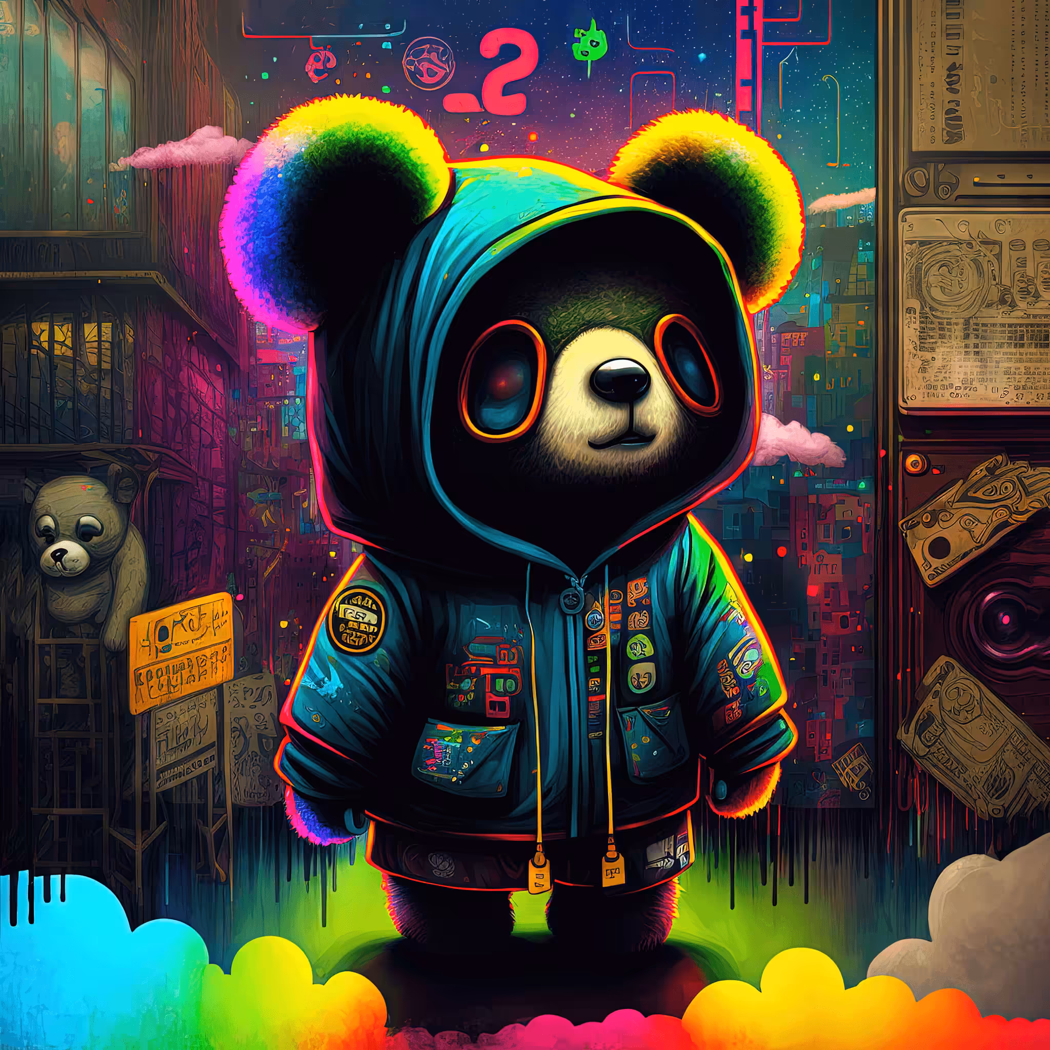 Cyberdelic Bear #2