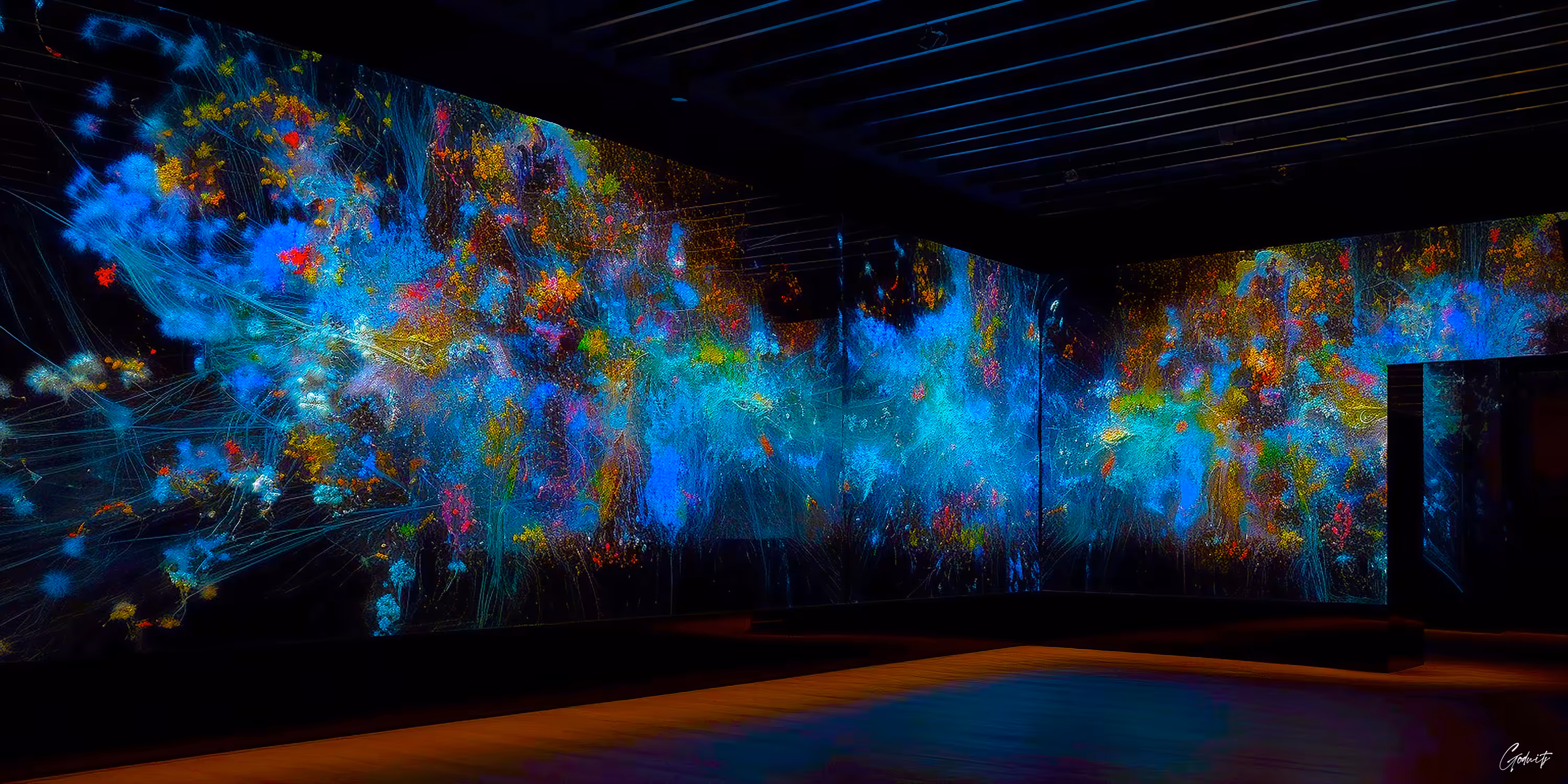AI Art Installation Room #79
