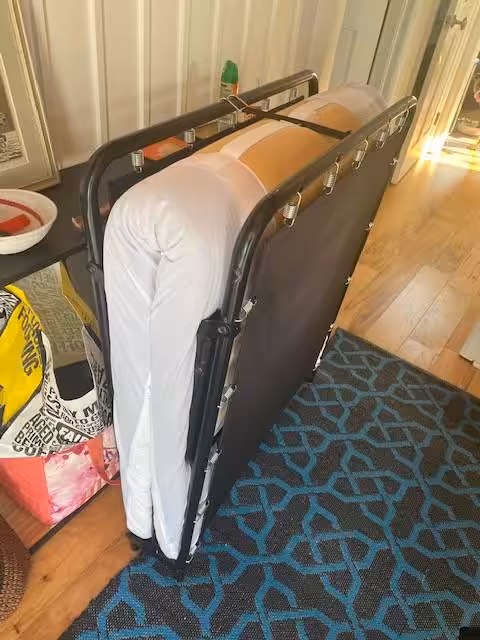 Small folding bed