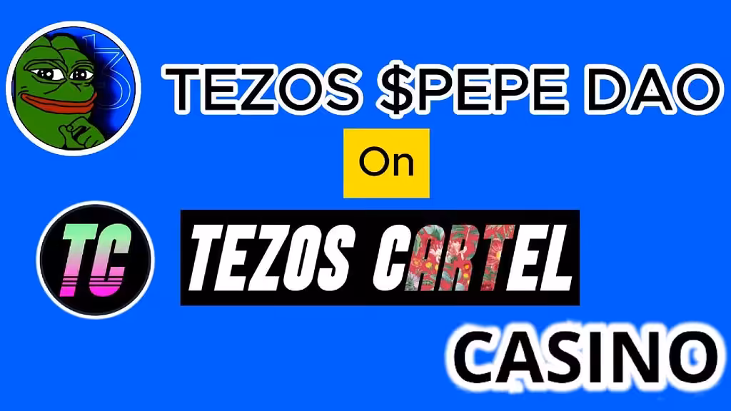 Tezos $PEPE On TEZOS CARTEL CASINO  !