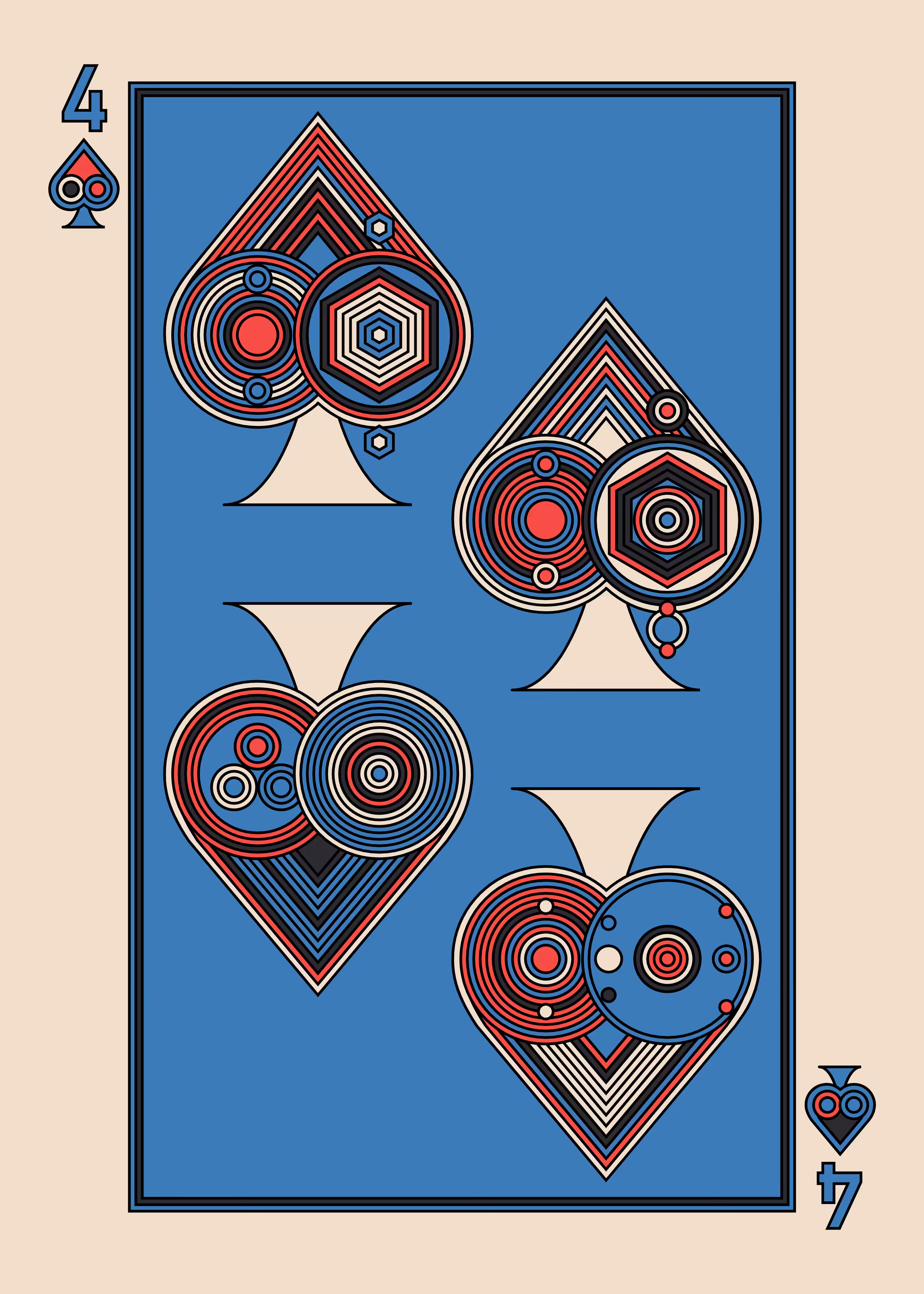 Four of Spades Dark