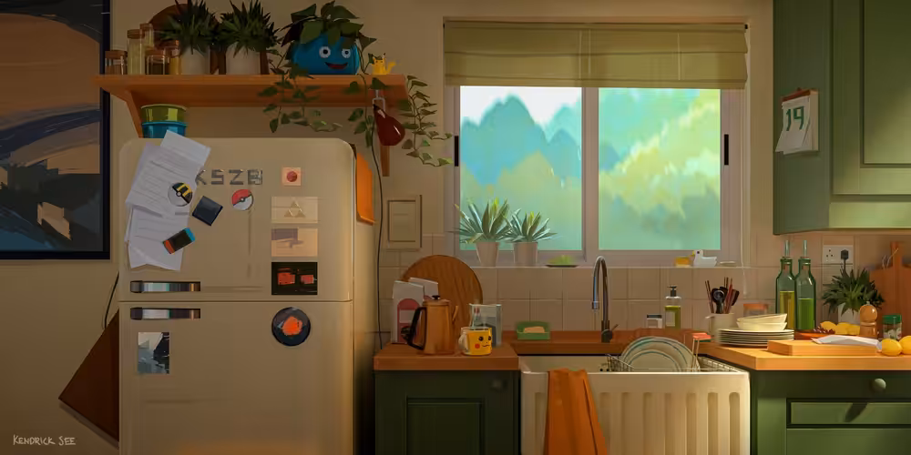 Just an Ordinary Day - Cozy Kitchen