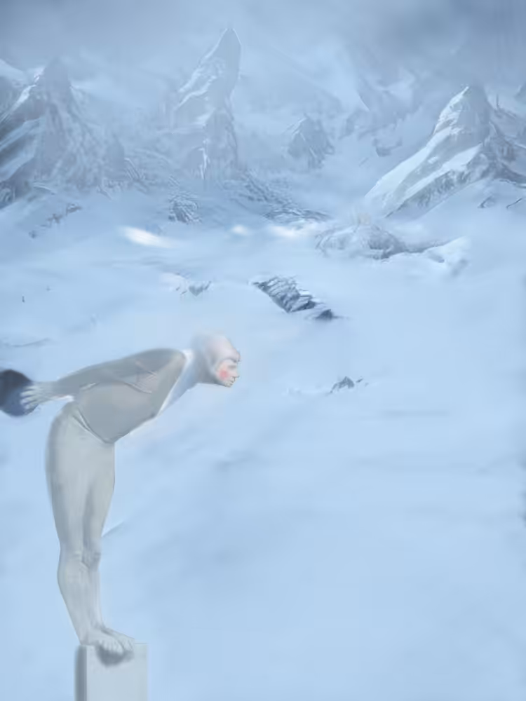 Outside cold, inside heat