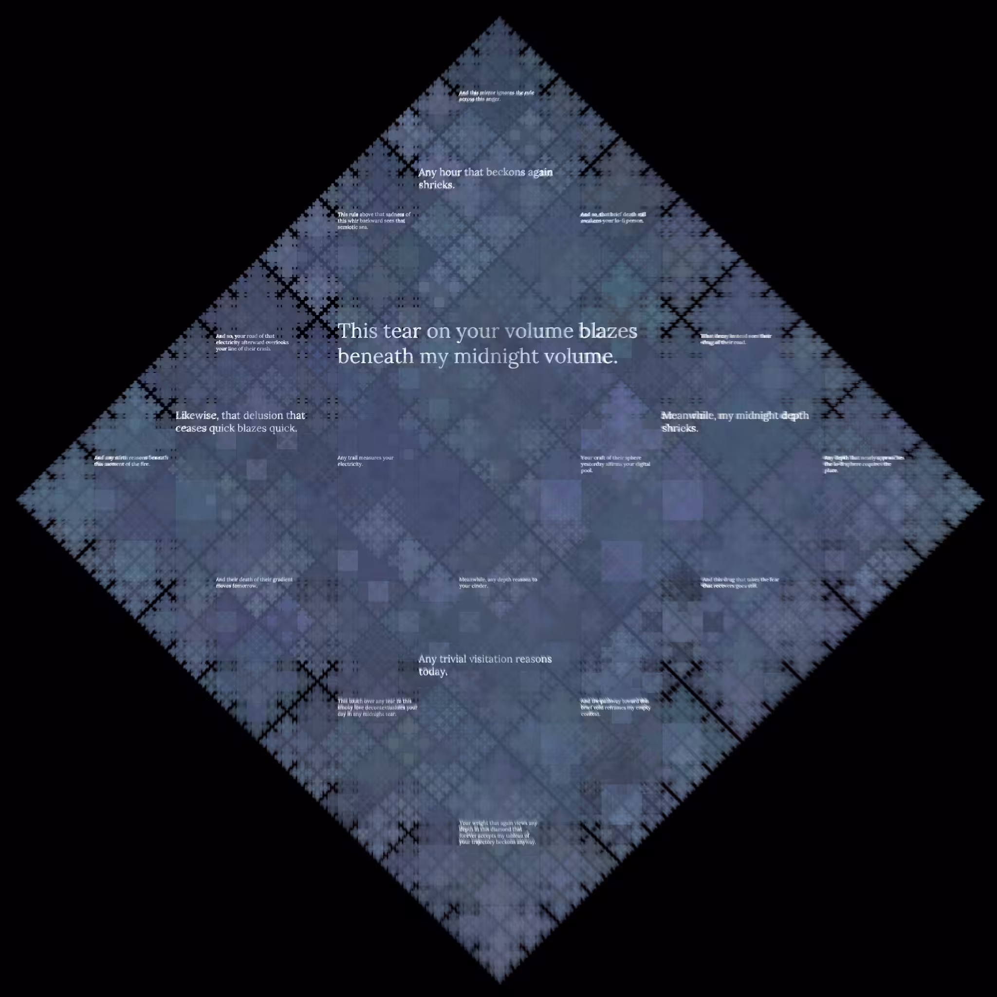 Diamond Fractal Fire #70