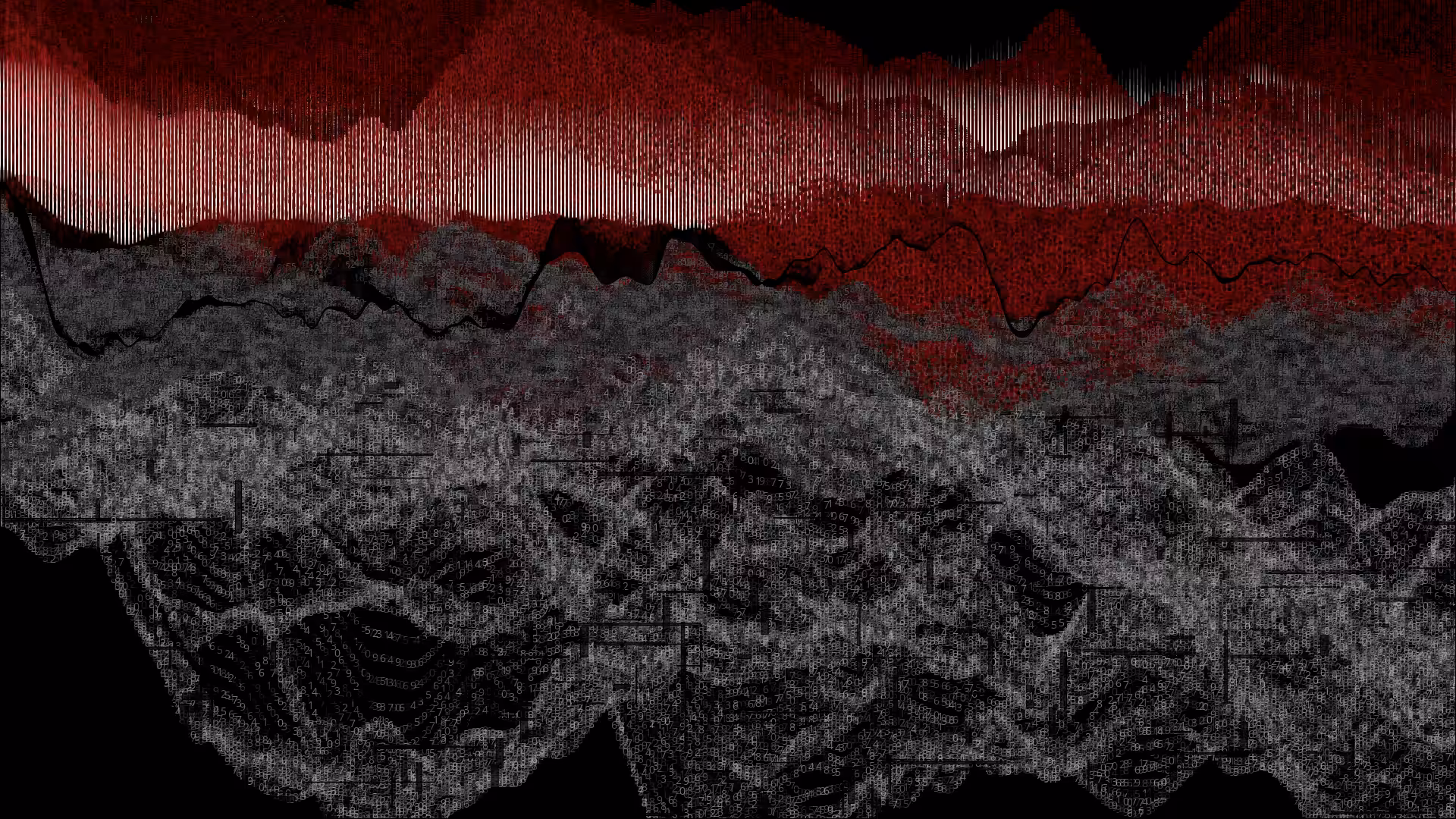 Pixel rain in a data landsacape #158