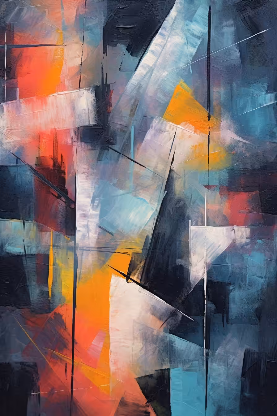 Abstract colorful paint