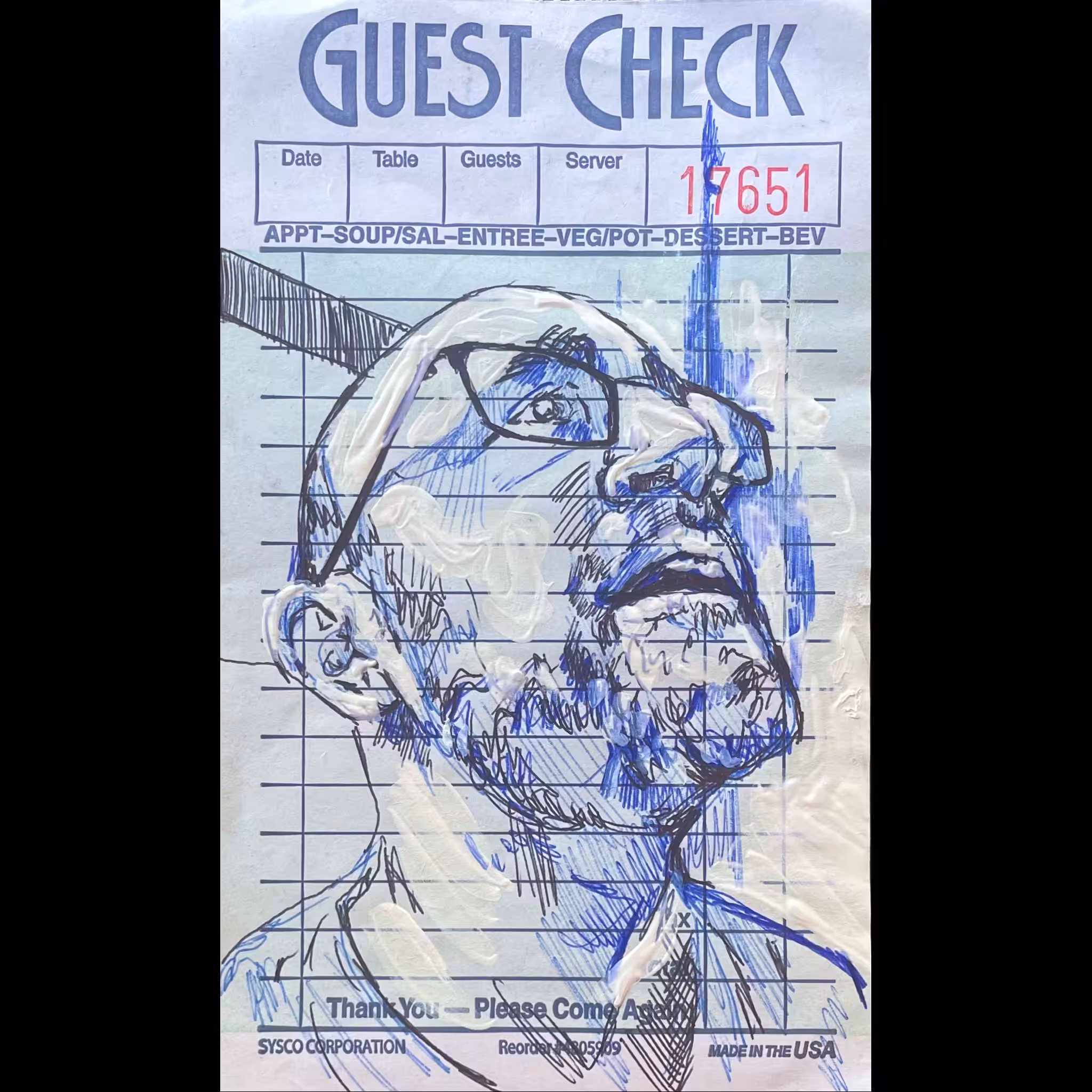 Guest Check no. 17651 #1