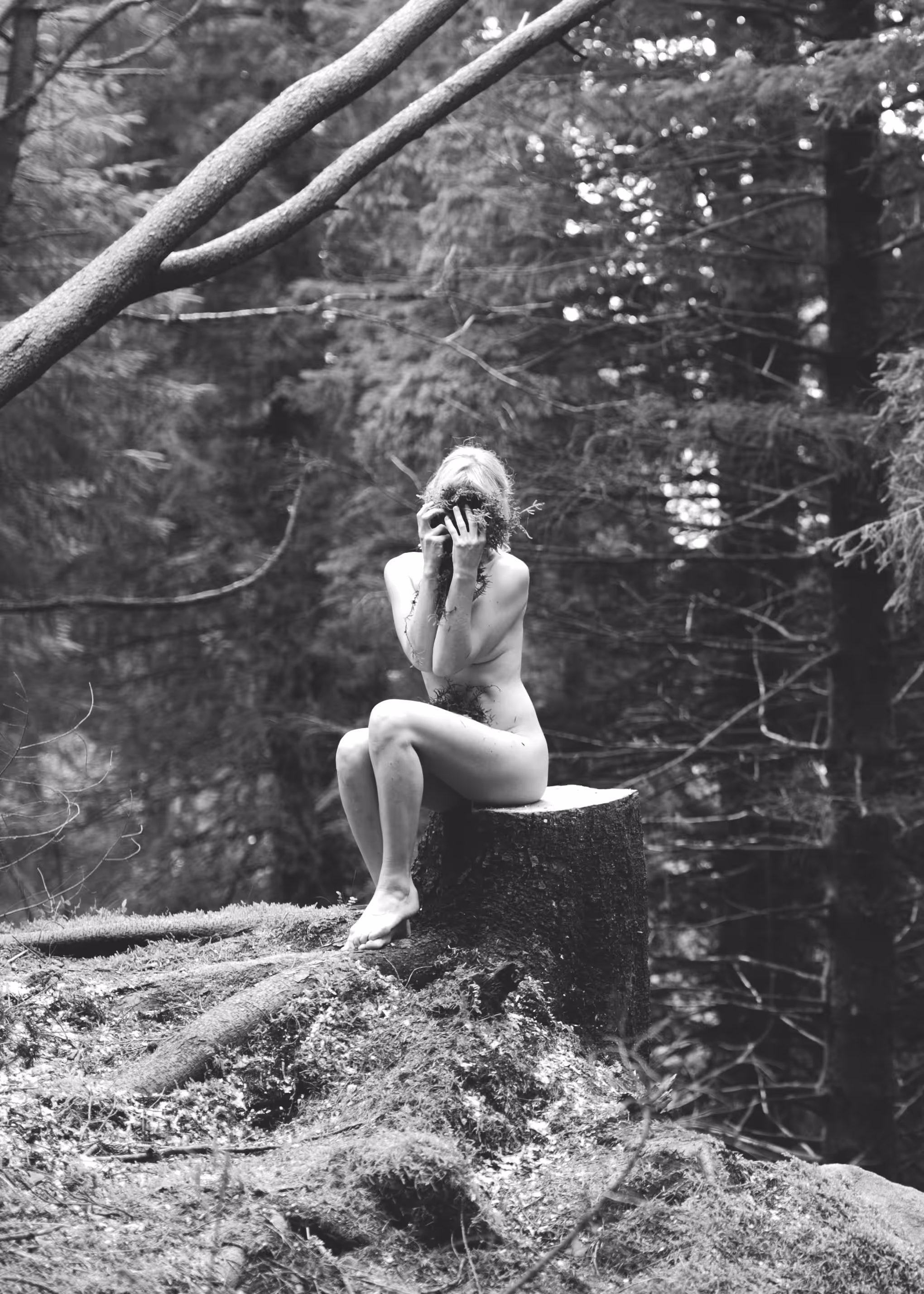 Events: Anonymous self-portrait in the woods