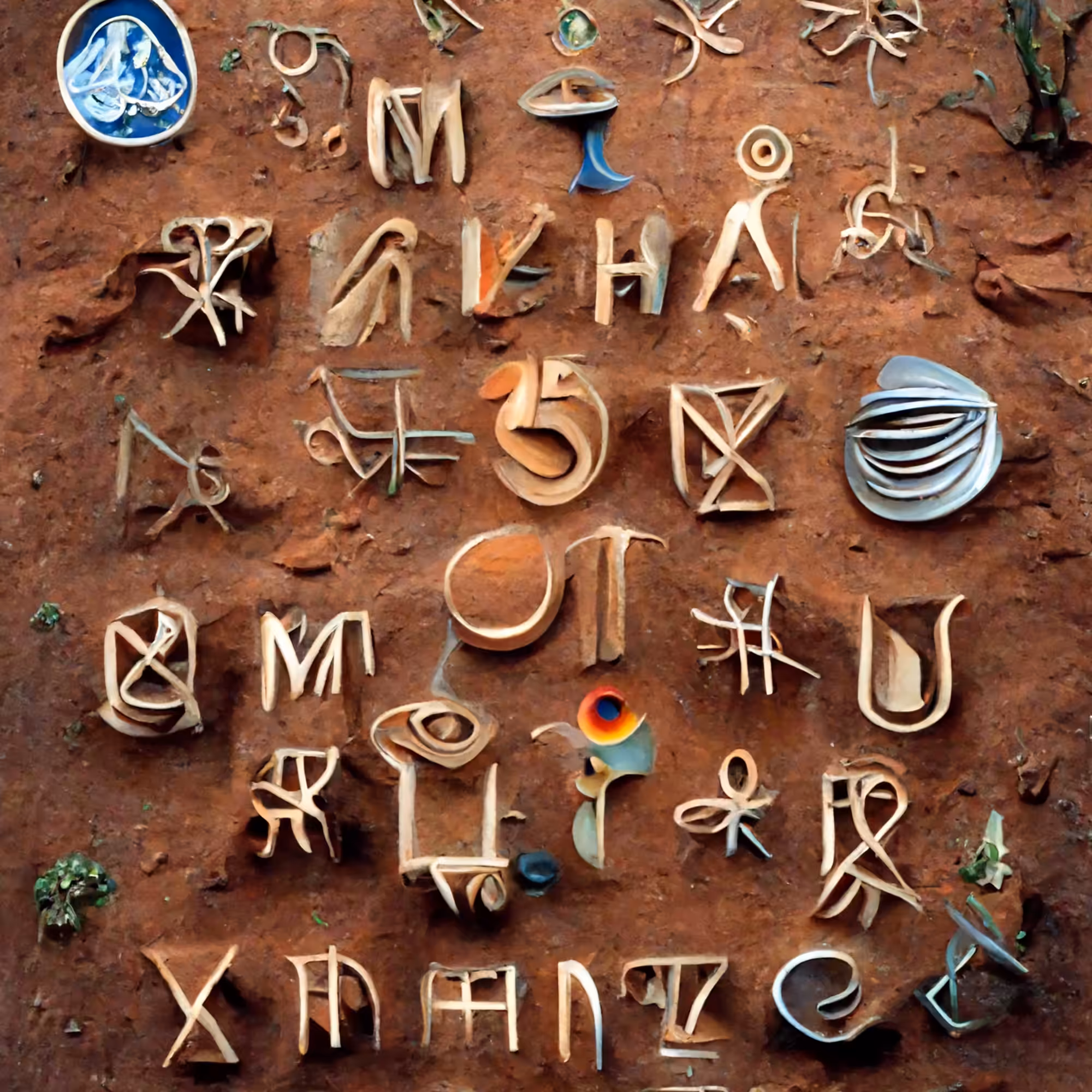 Martian Book of the Dead Splendid with Telepathic Symbols