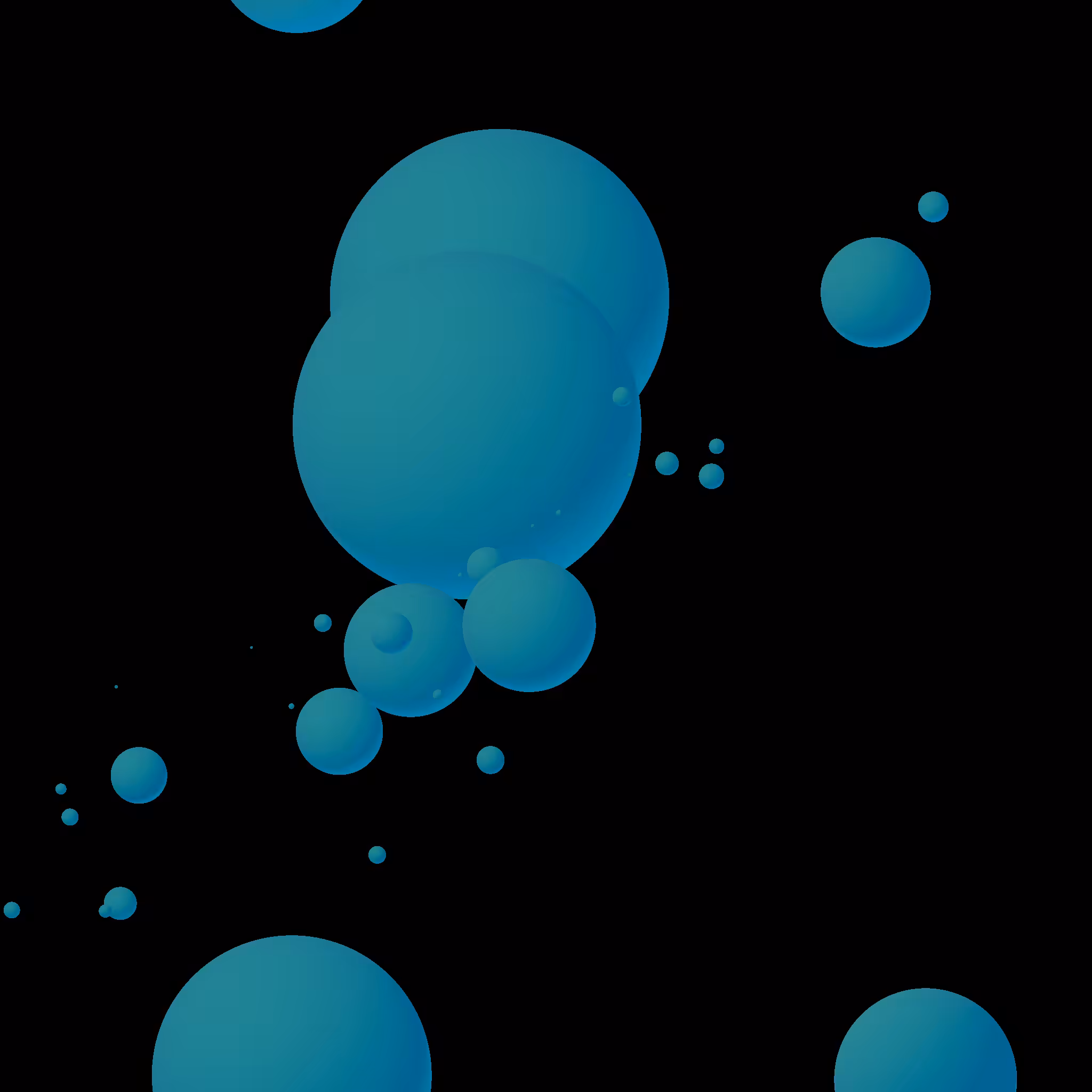 Bouncing Blue Balls