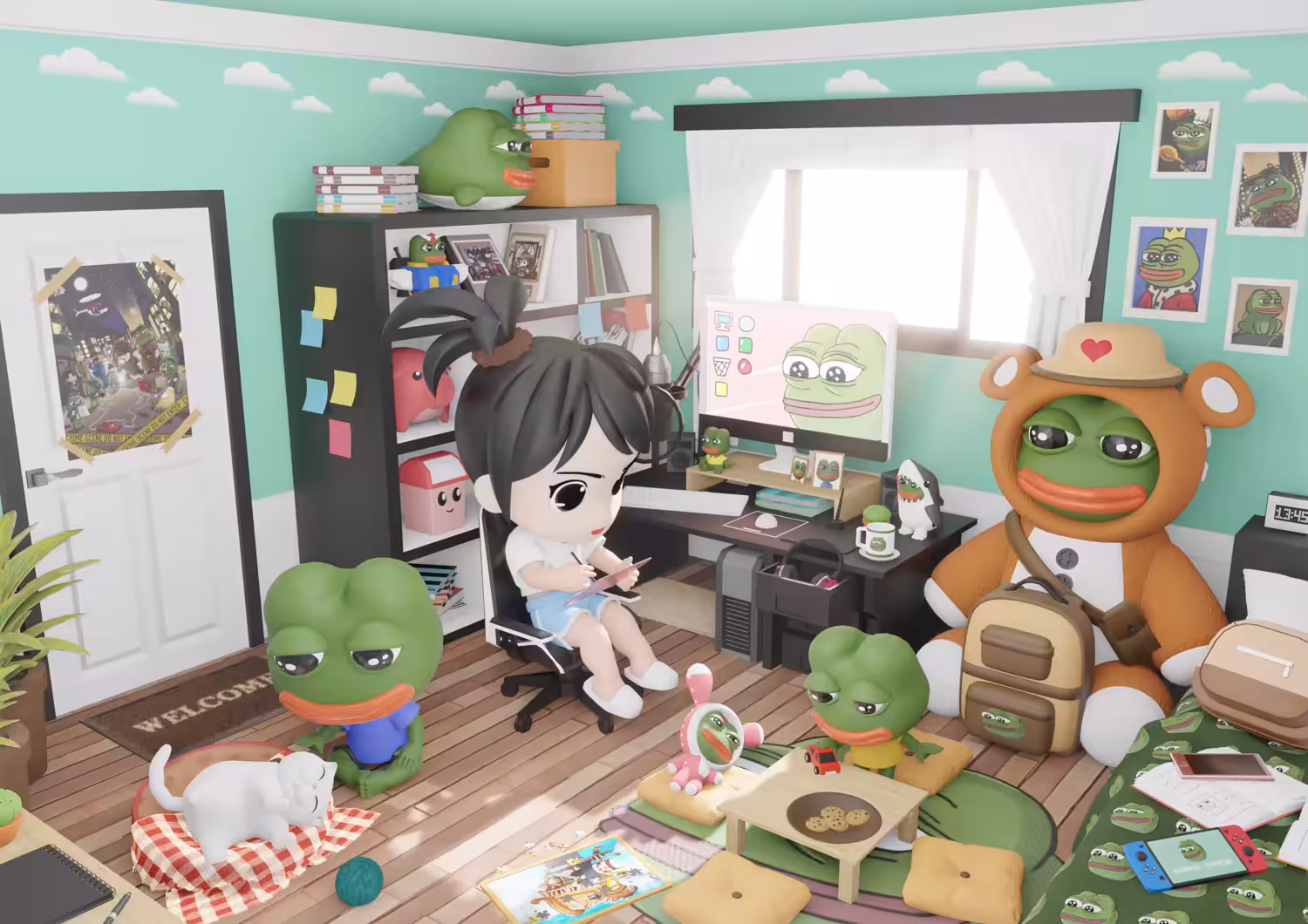 Pepe's bedroom