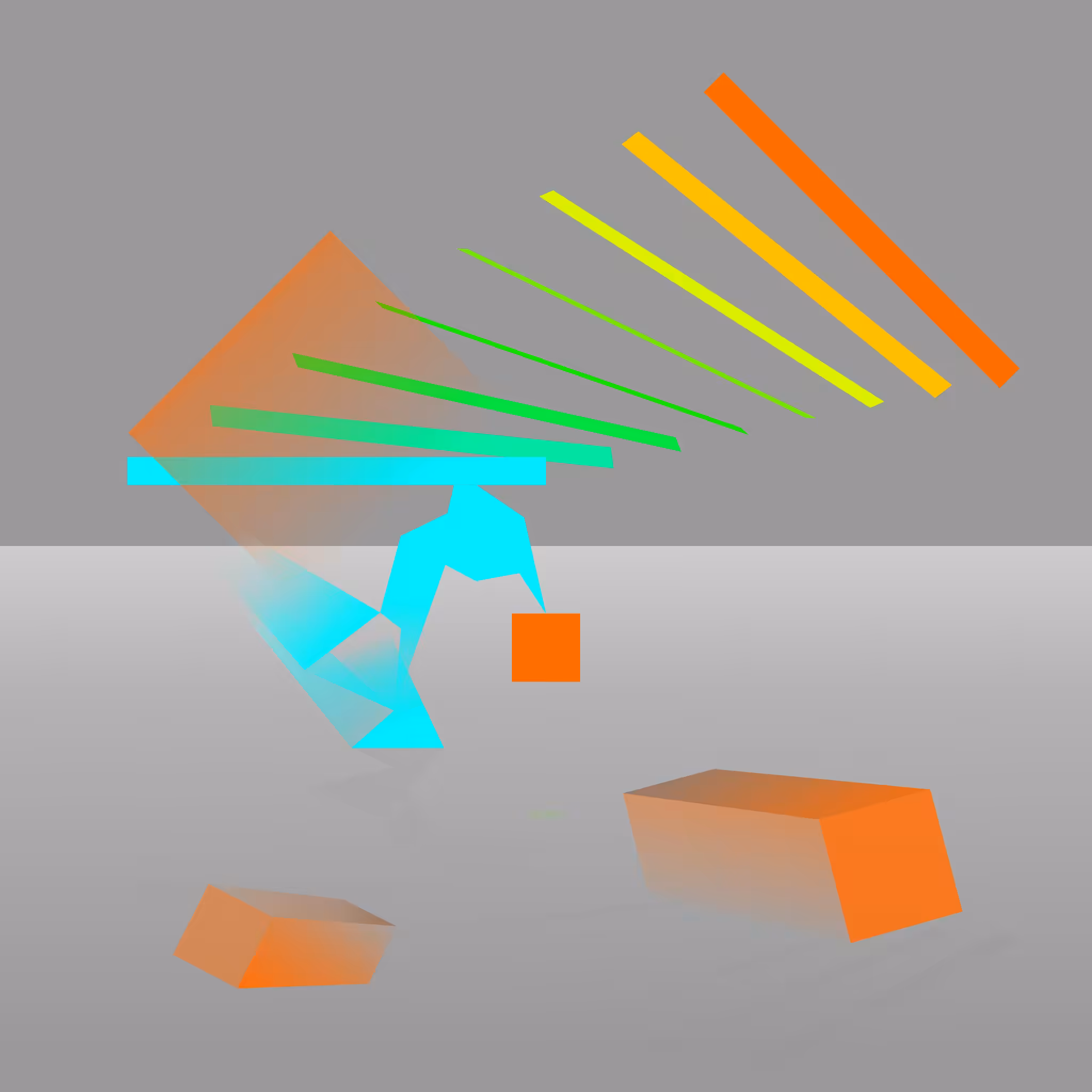 Imaginary Machines Series: Makes an Orange Square