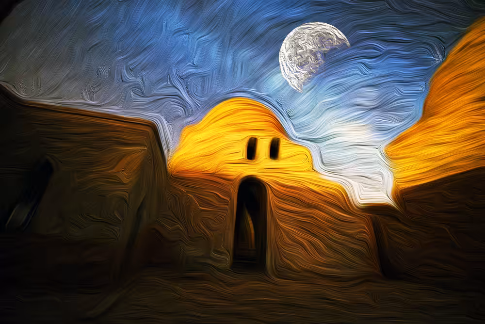 The night sky of the Sassanid palace#8